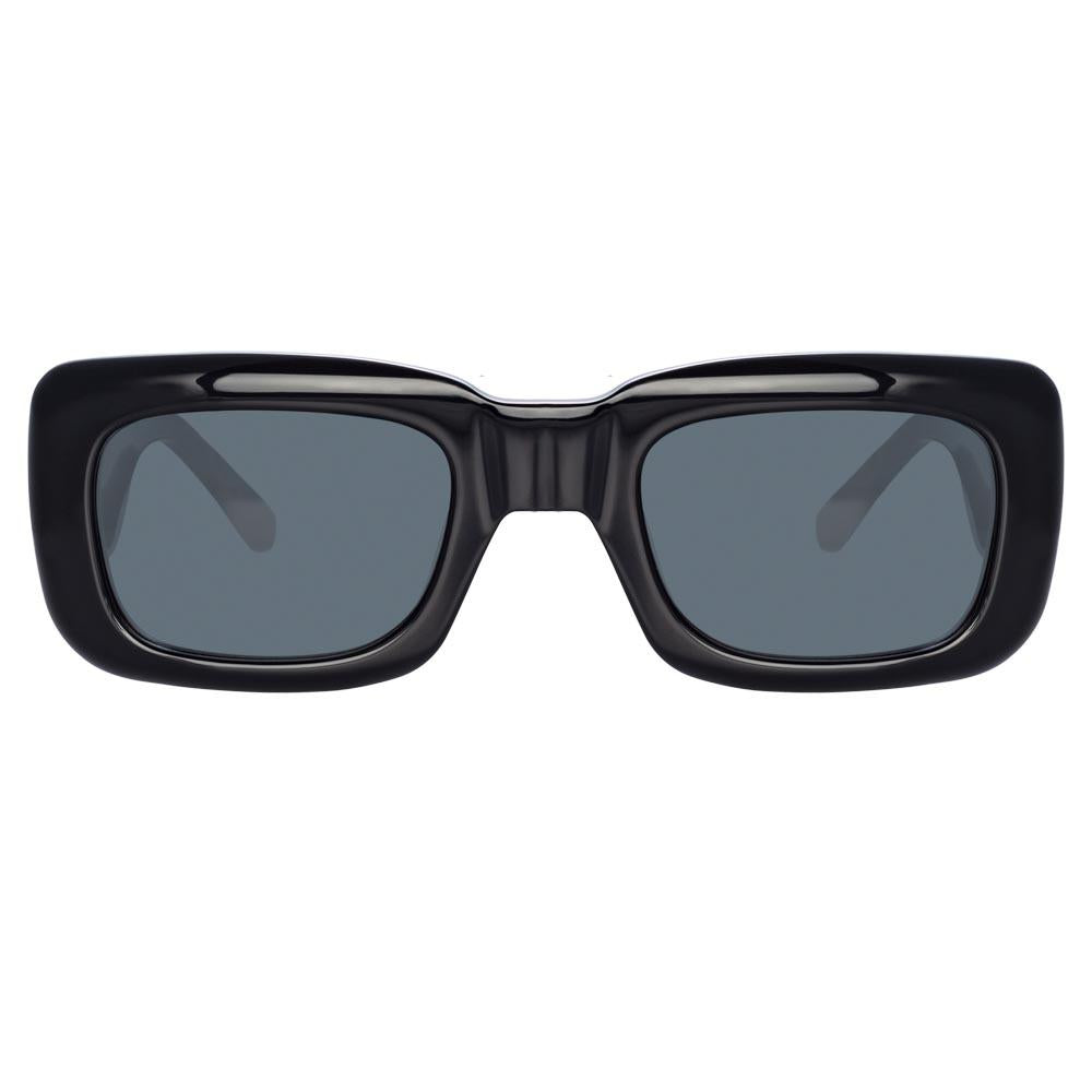 Marfa Rectangular Sunglasses in Black