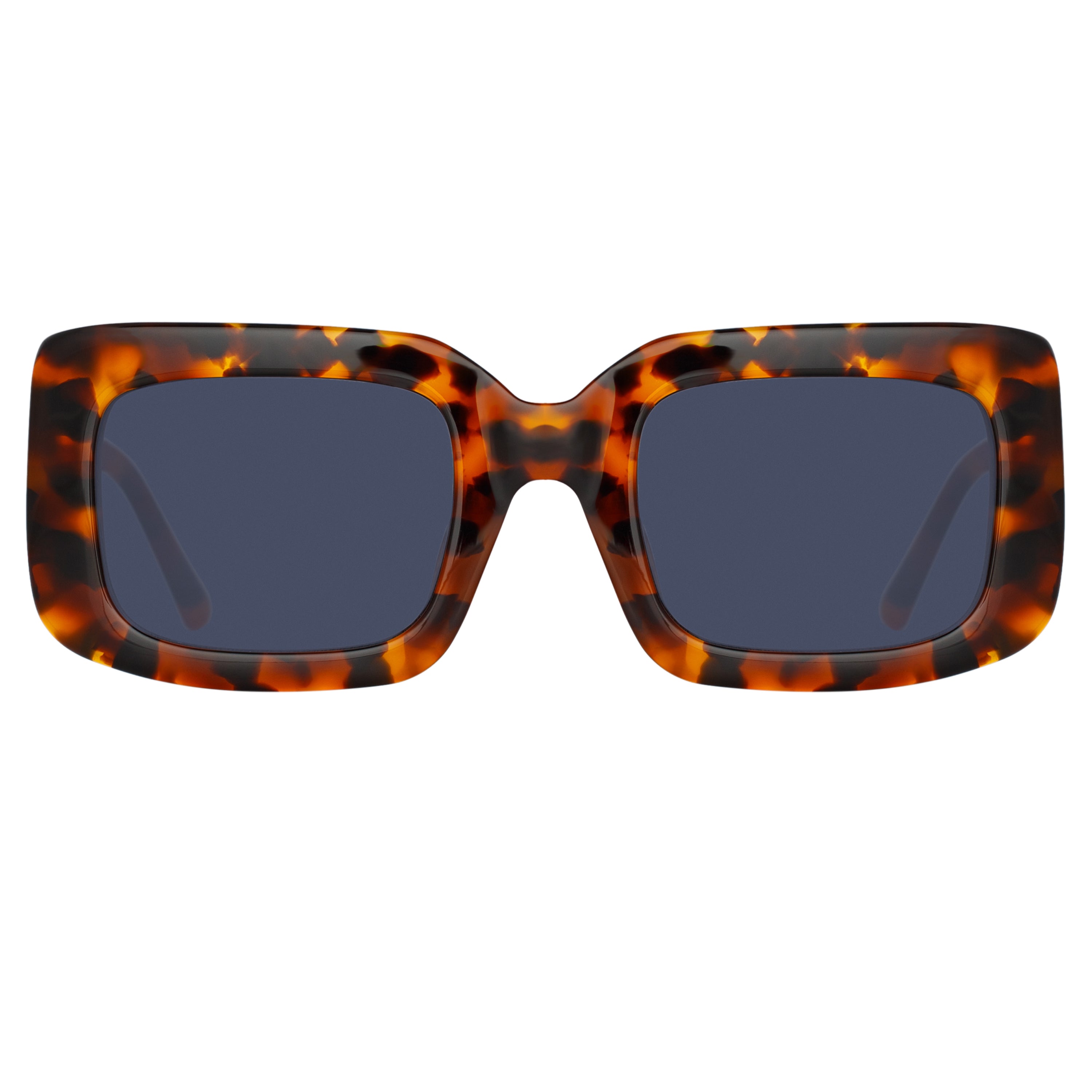 Jorja Rectangular Sunglasses in Tortoiseshell