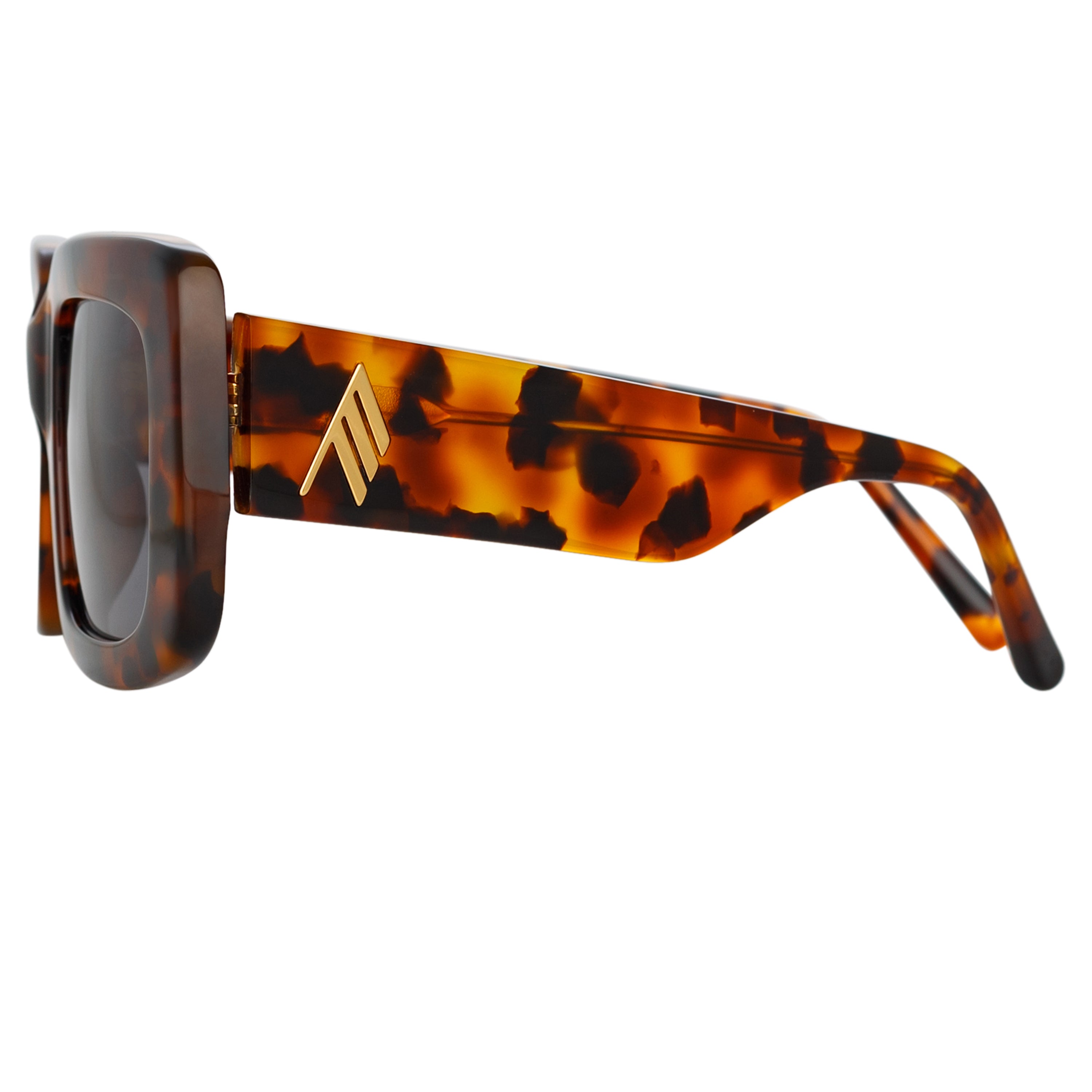 Jorja Rectangular Sunglasses in Tortoiseshell