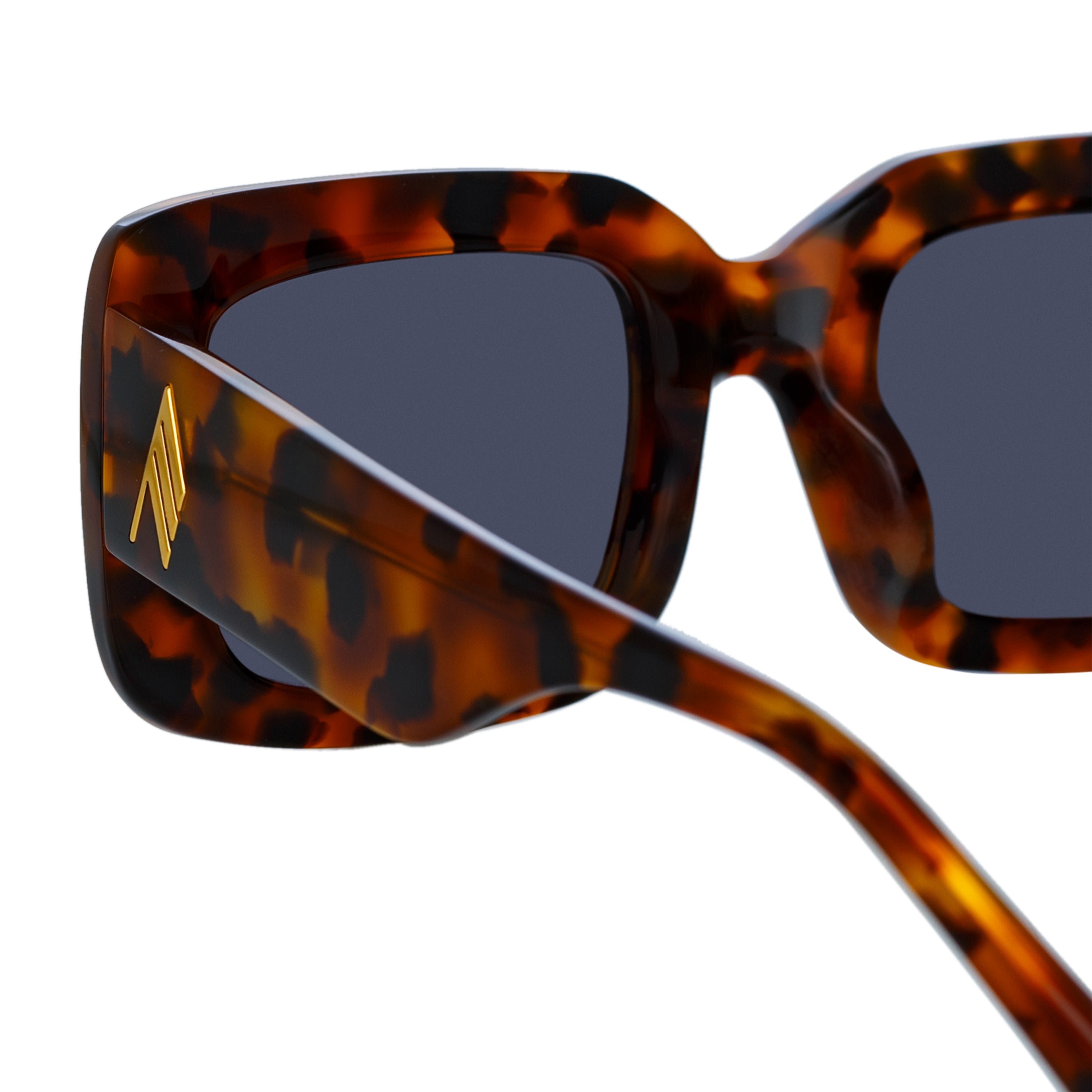 Jorja Rectangular Sunglasses in Tortoiseshell