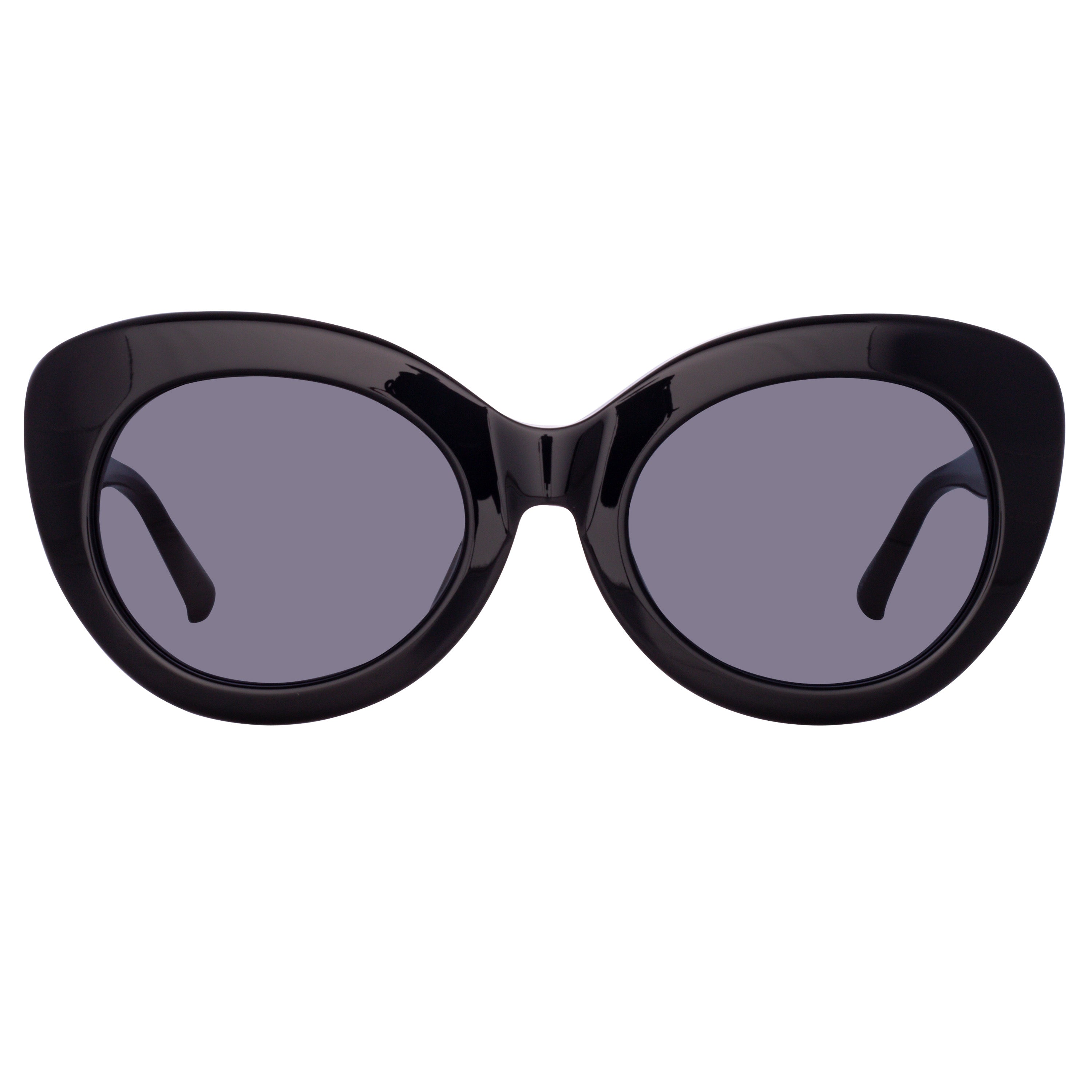 Agnes Cat Eye Sunglasses in Black