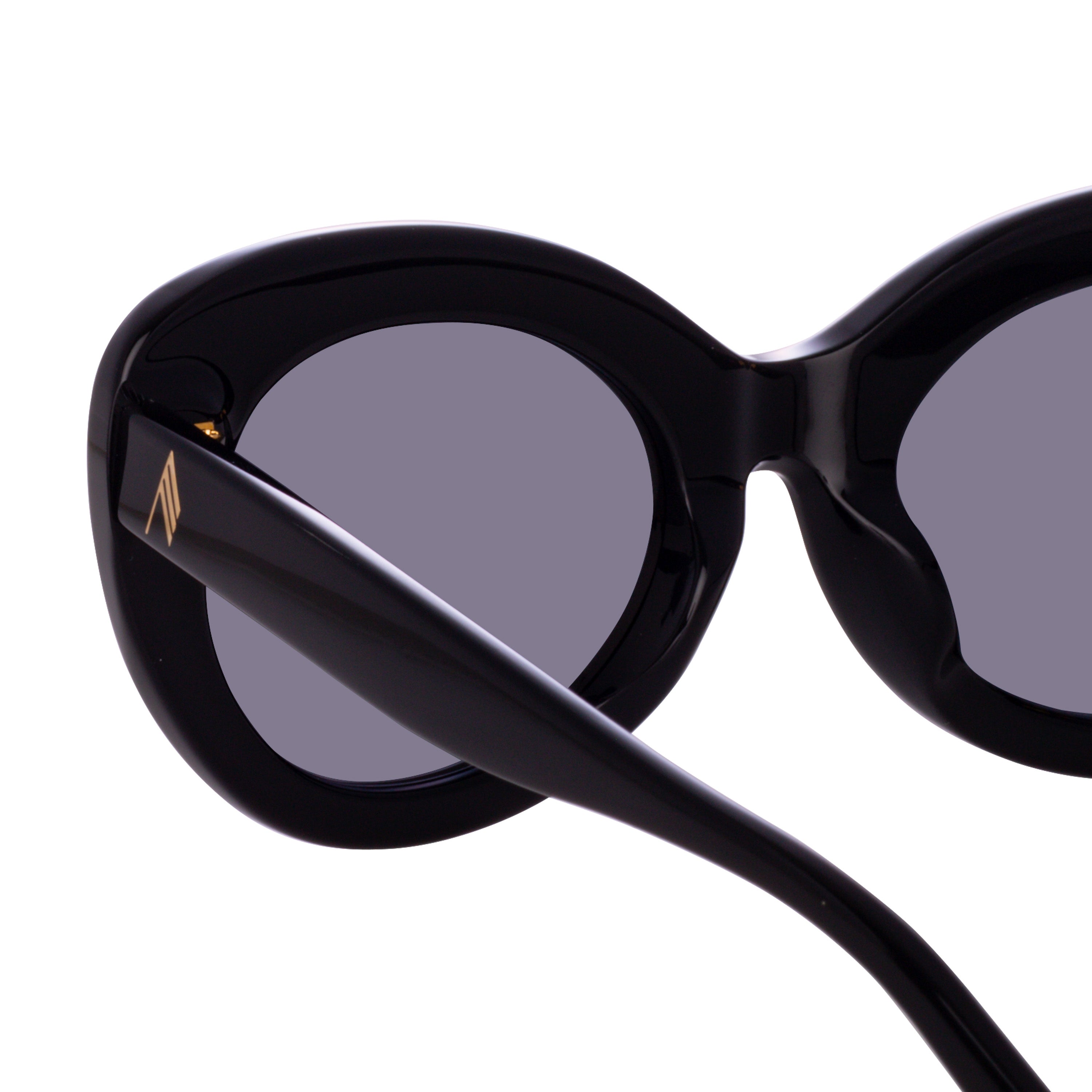 Agnes Cat Eye Sunglasses in Black