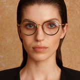 Comer Optical Frame in Yellow Gold