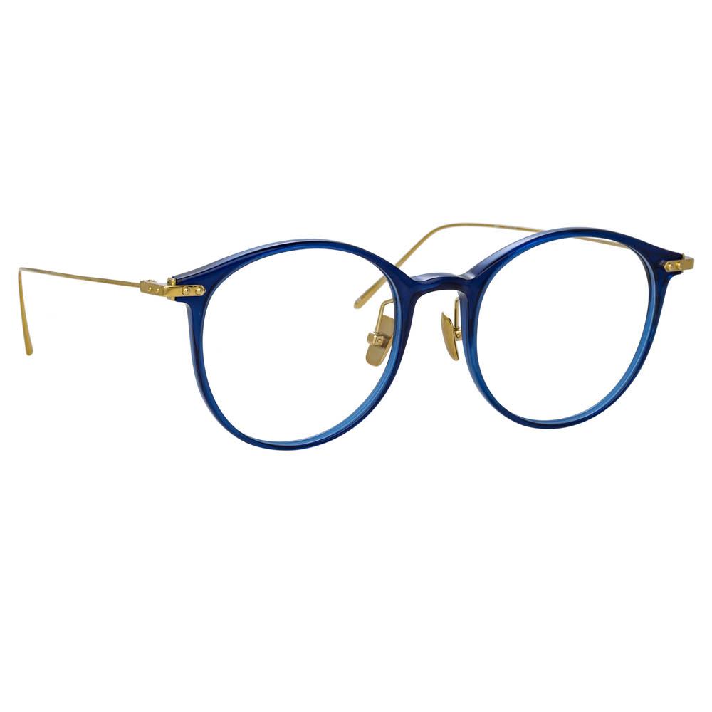 Gray Optical Frame in Blue