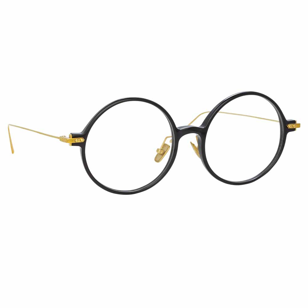 Linear Savoye Round Optical Frame in Black