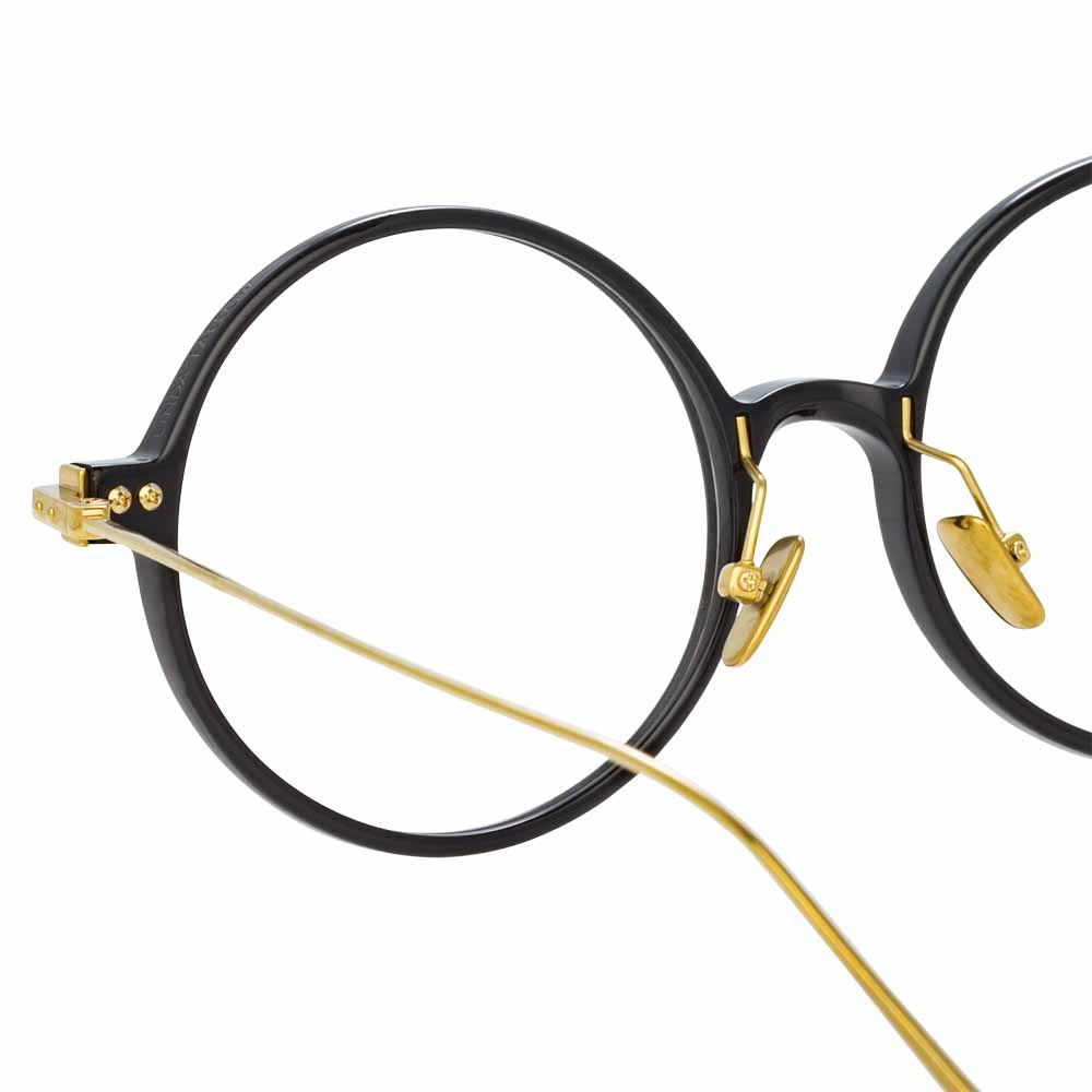 Linear Savoye Round Optical Frame in Black