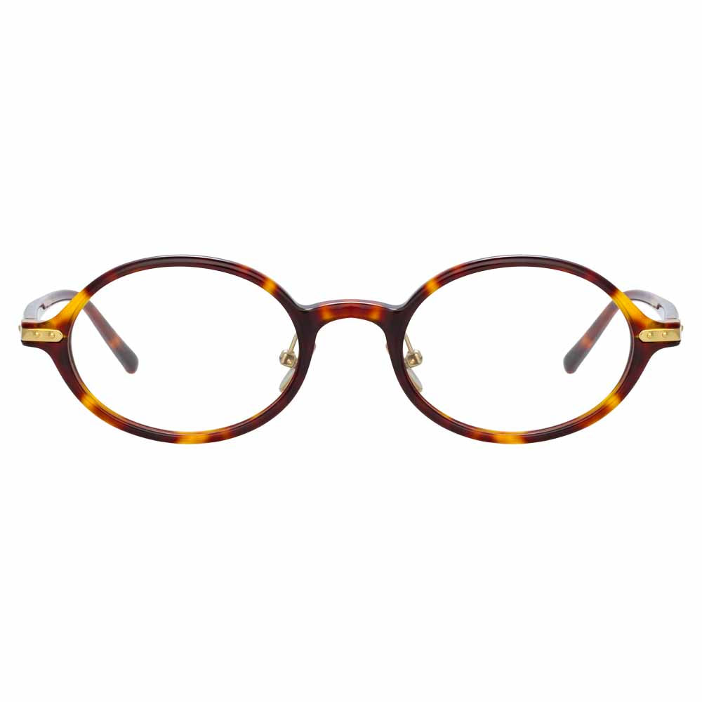 Linear Eaves Optical Frame in Tortoiseshell