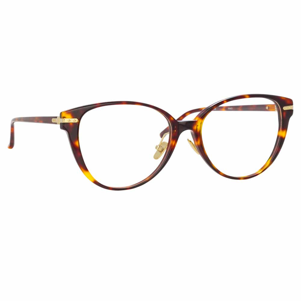 Arch Cat Eye Optical Frame in Tortoiseshell (Asian Fit)