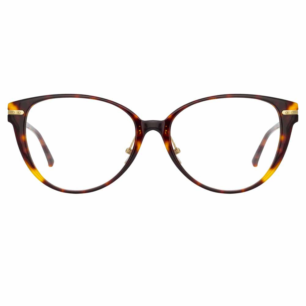 Arch Cat Eye Optical Frame in Tortoiseshell (Asian Fit)