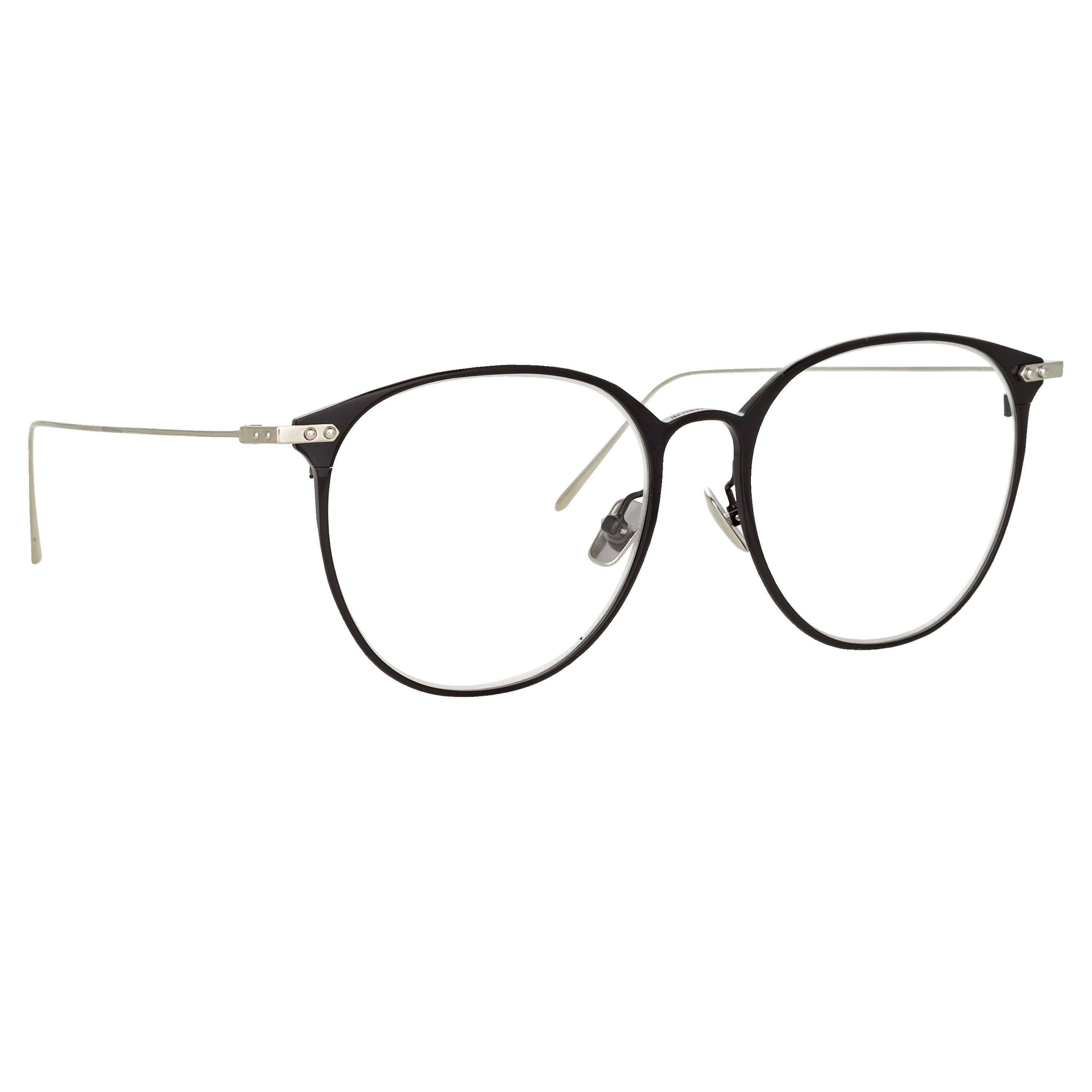 Sophia Optical A Frame in Black and White Gold