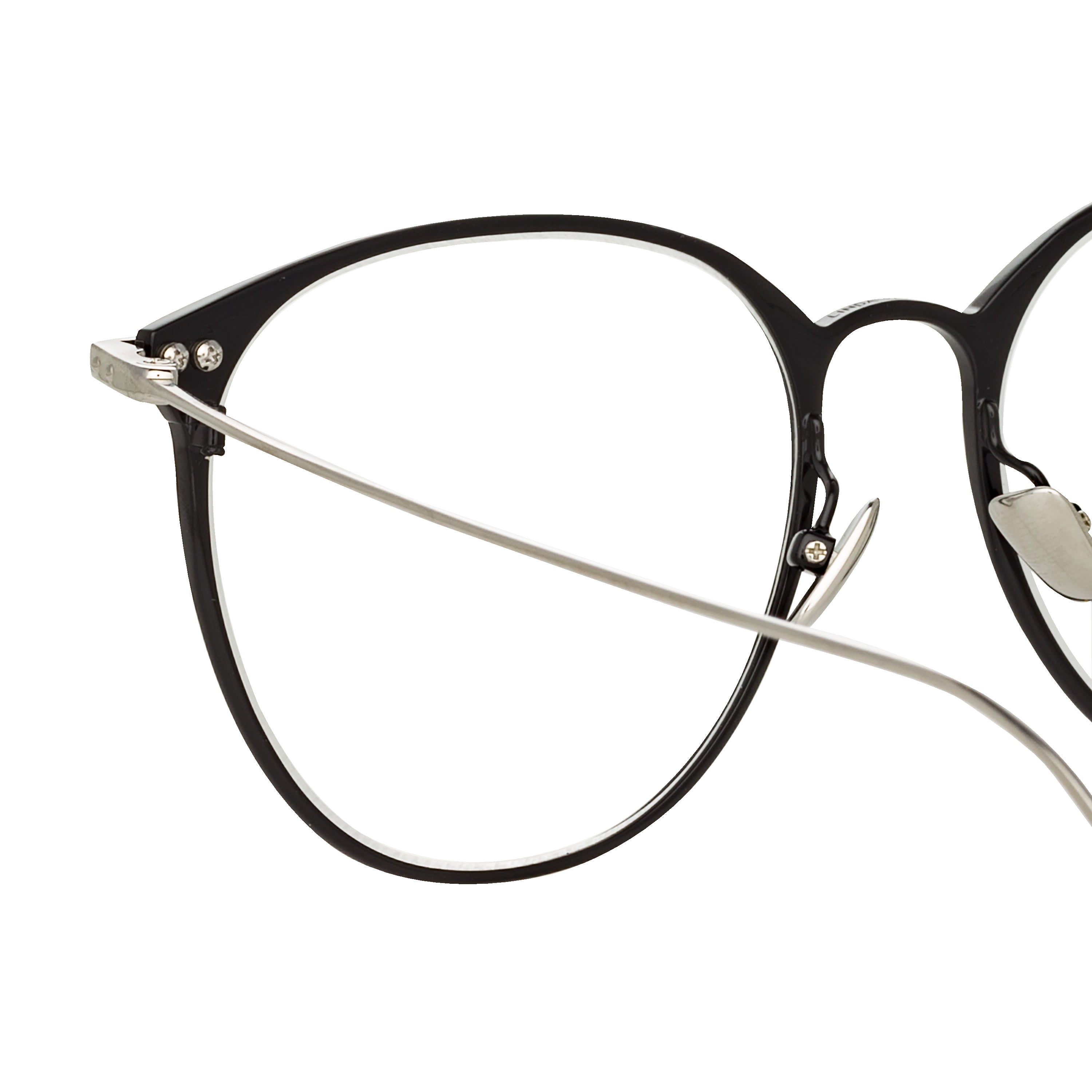 Sophia Optical A Frame in Black and White Gold