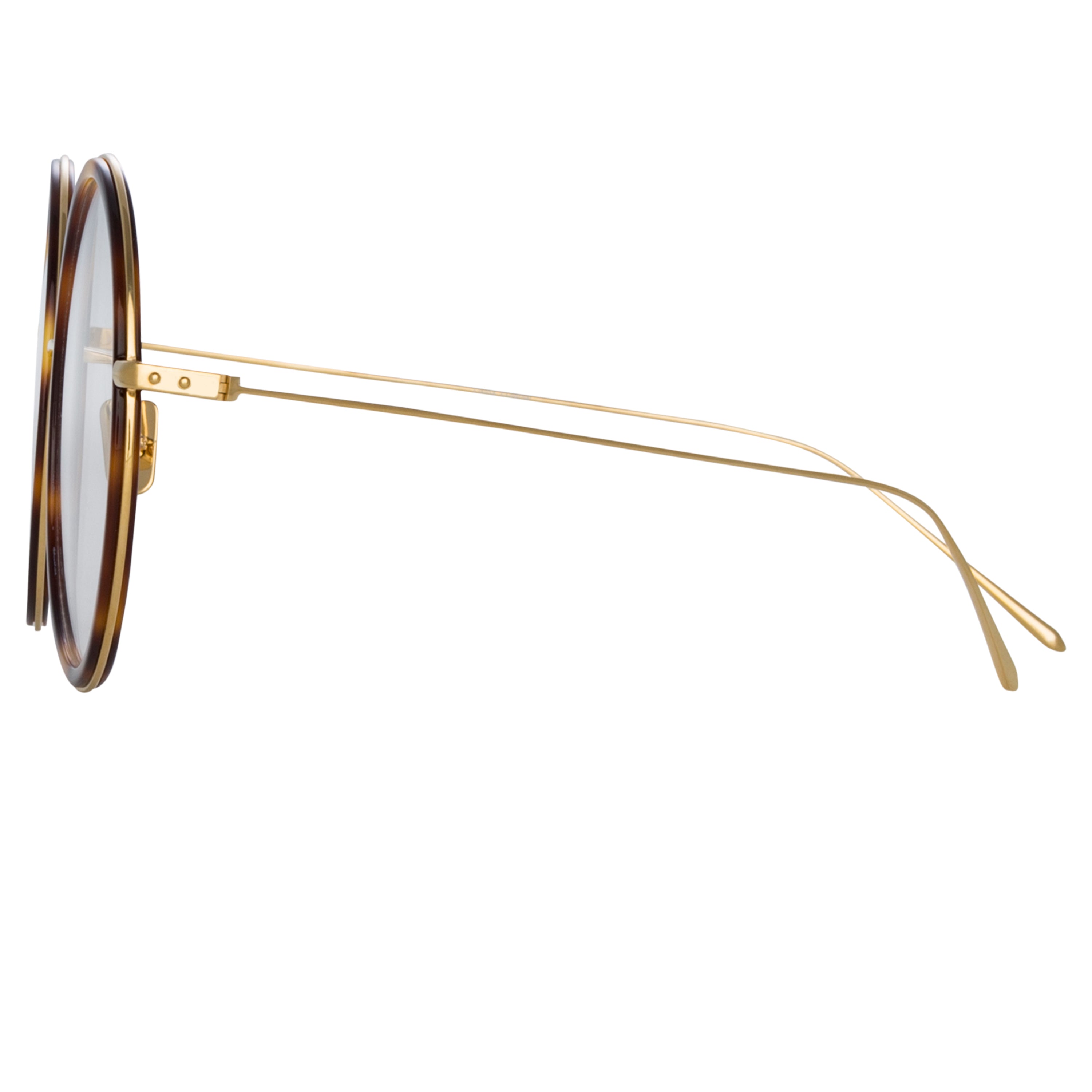 Alesia Round Sunglasses in Tortoiseshell