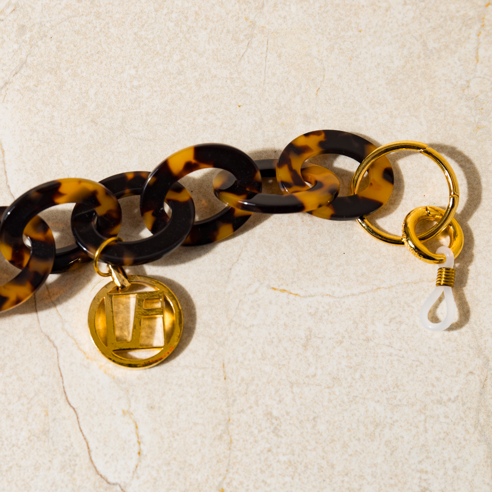 Tortoiseshell Link Acetate Chain