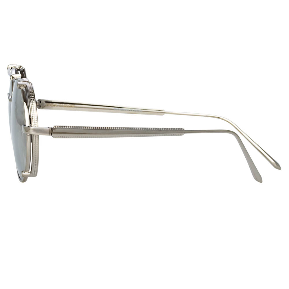 Jimi Sunglasses in White Gold