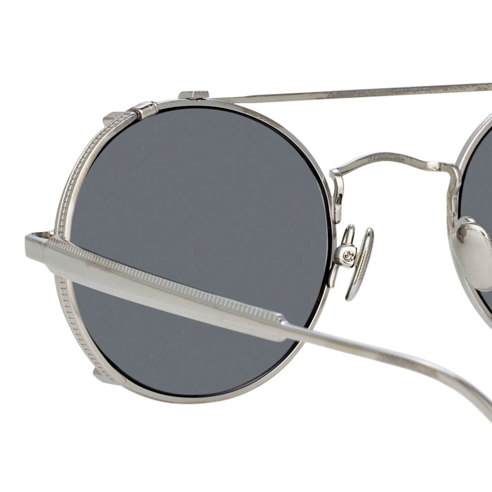 Jimi Sunglasses in White Gold