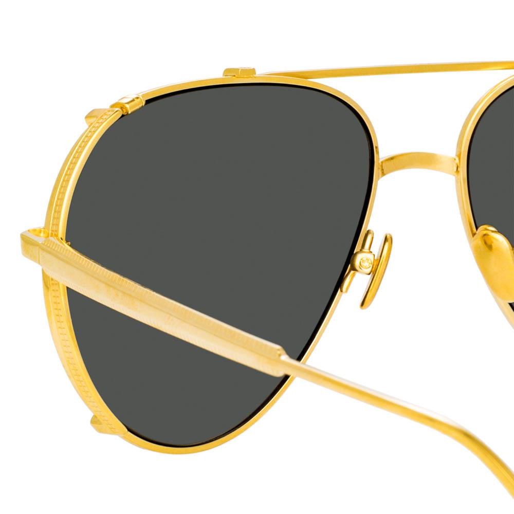 Newman Sunglasses in Yellow Gold