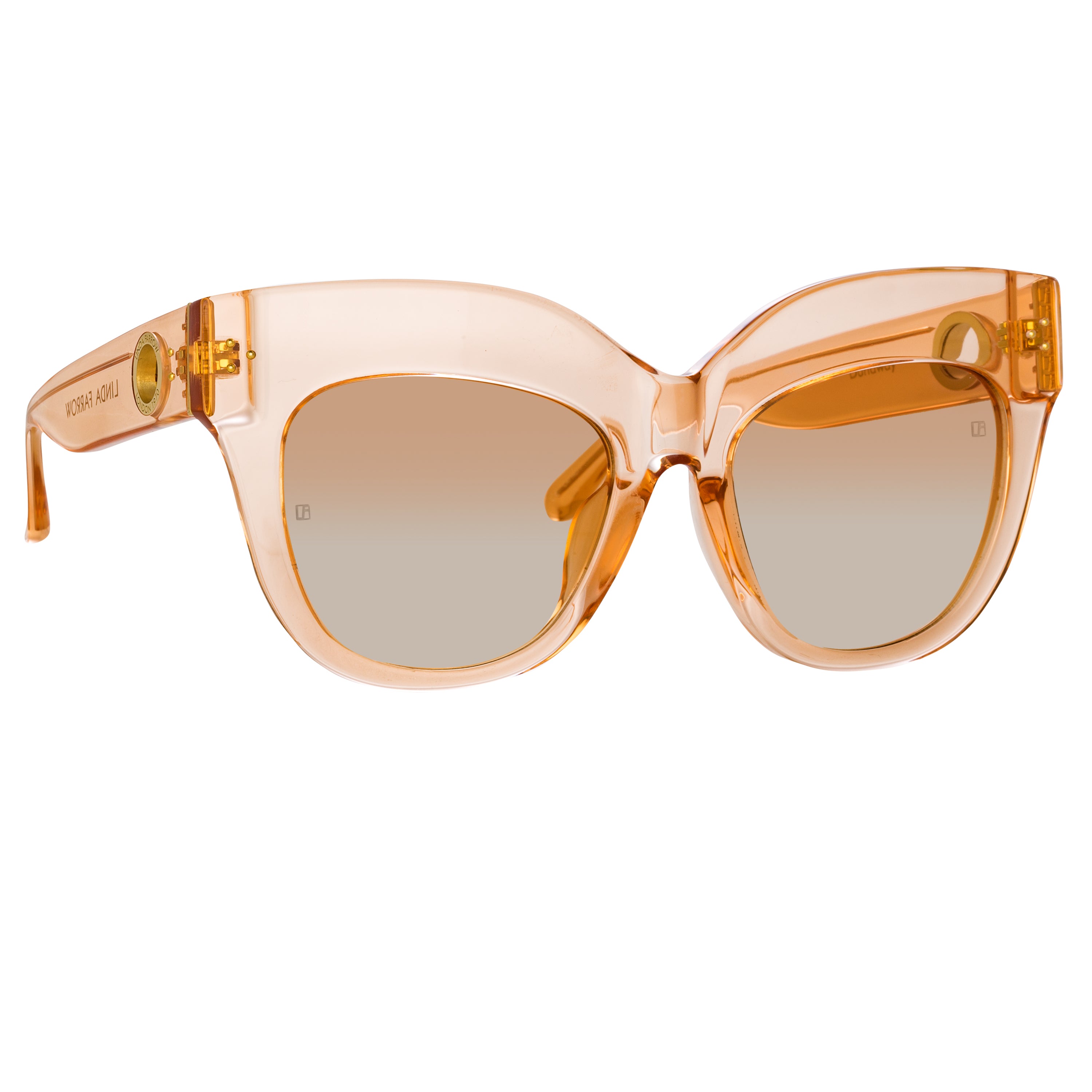 Dunaway Sunglasses in Peach