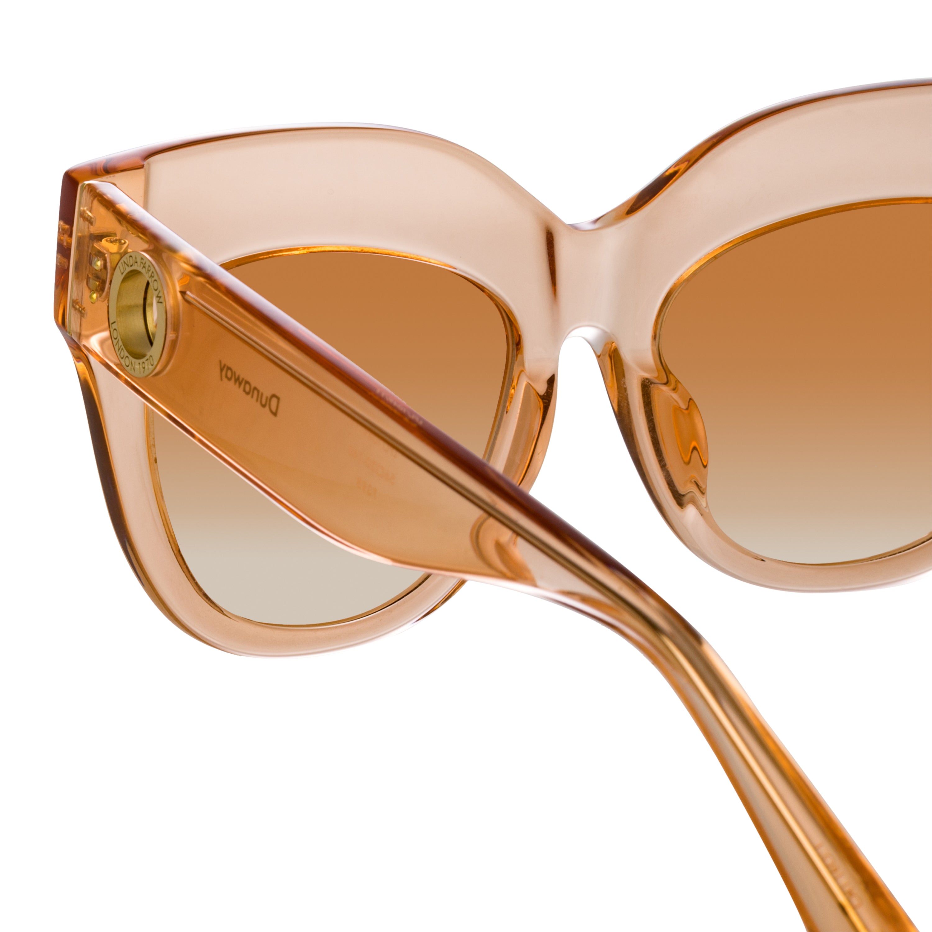 Dunaway Sunglasses in Peach