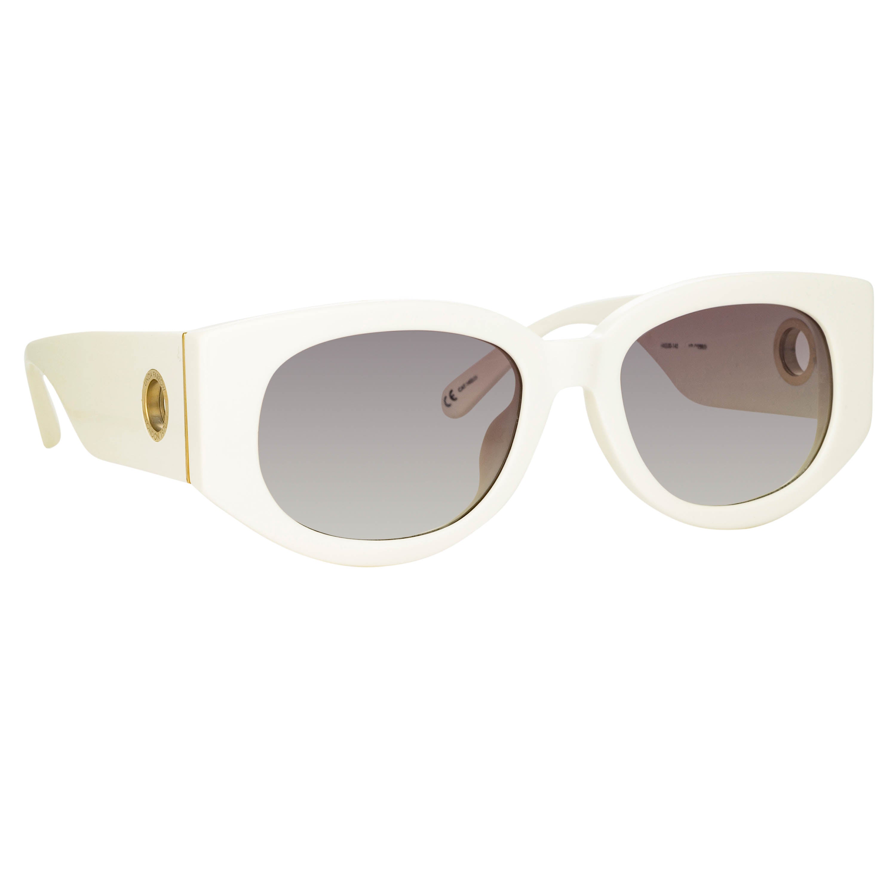 Debbie Sunglasses in White