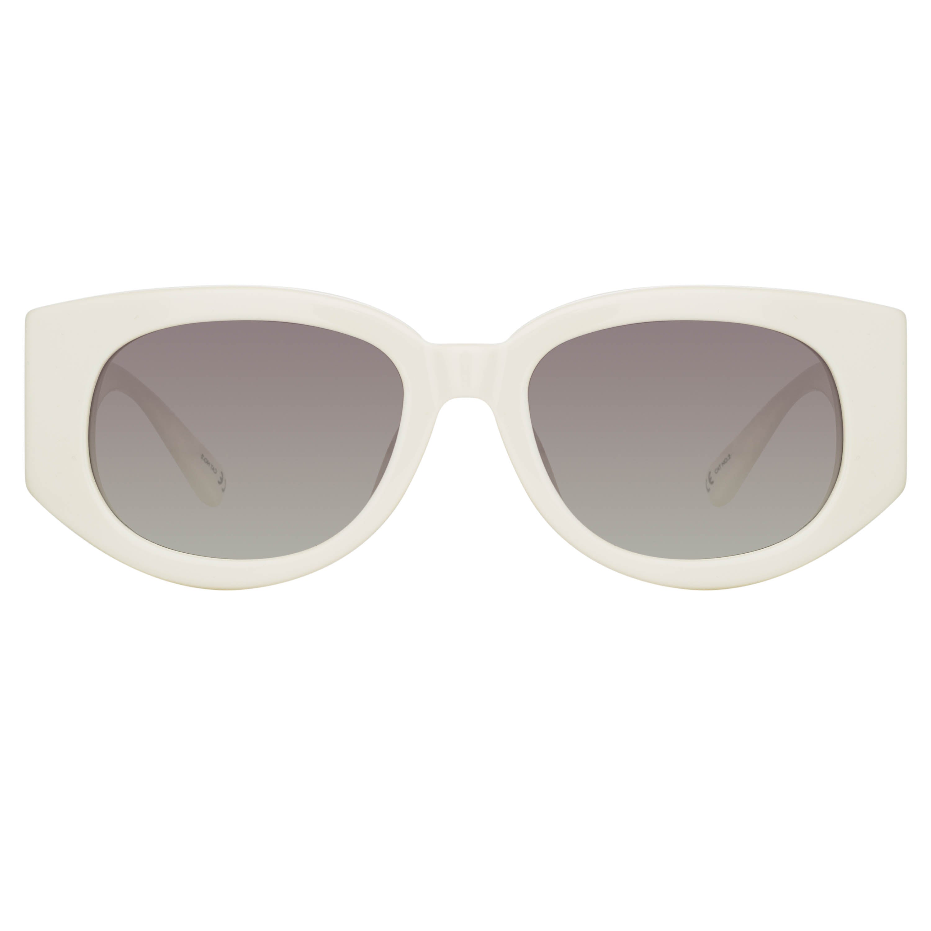 Debbie Sunglasses in White