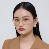 Marlon Optical Frame in Yellow Gold (C5)