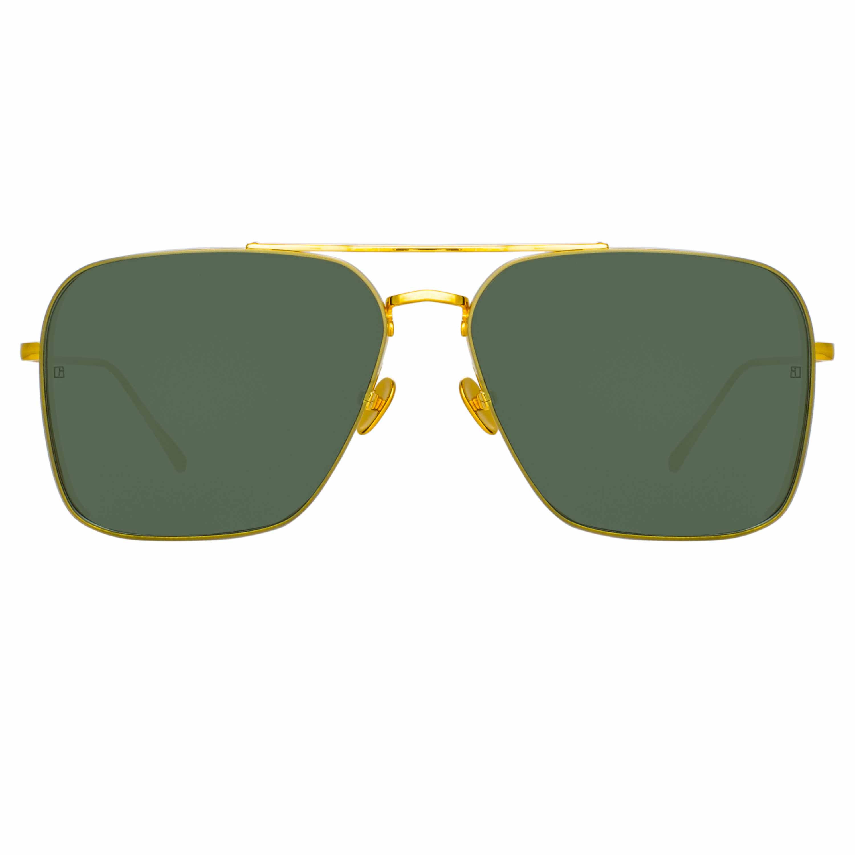 Asher Asher Sunglasses in Yellow Gold Frame