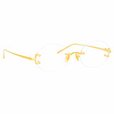 Knight Optical Frame in Yellow Gold