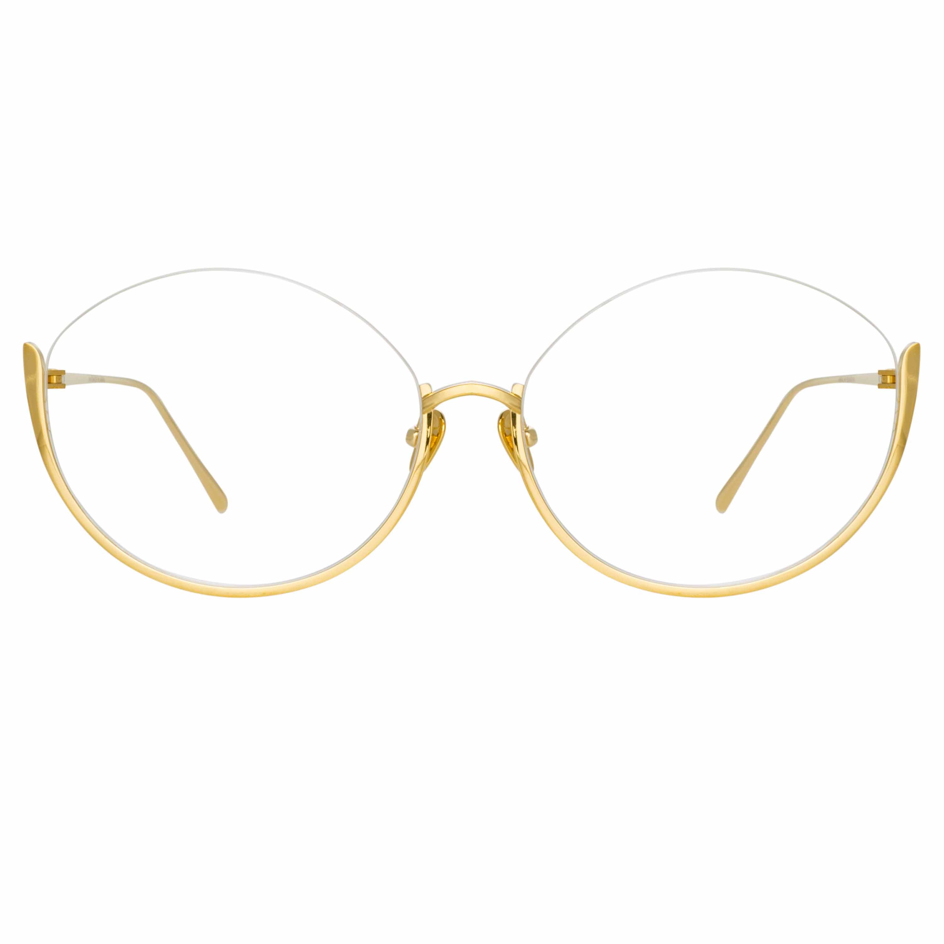 Rae Optical Frame in Yellow Gold