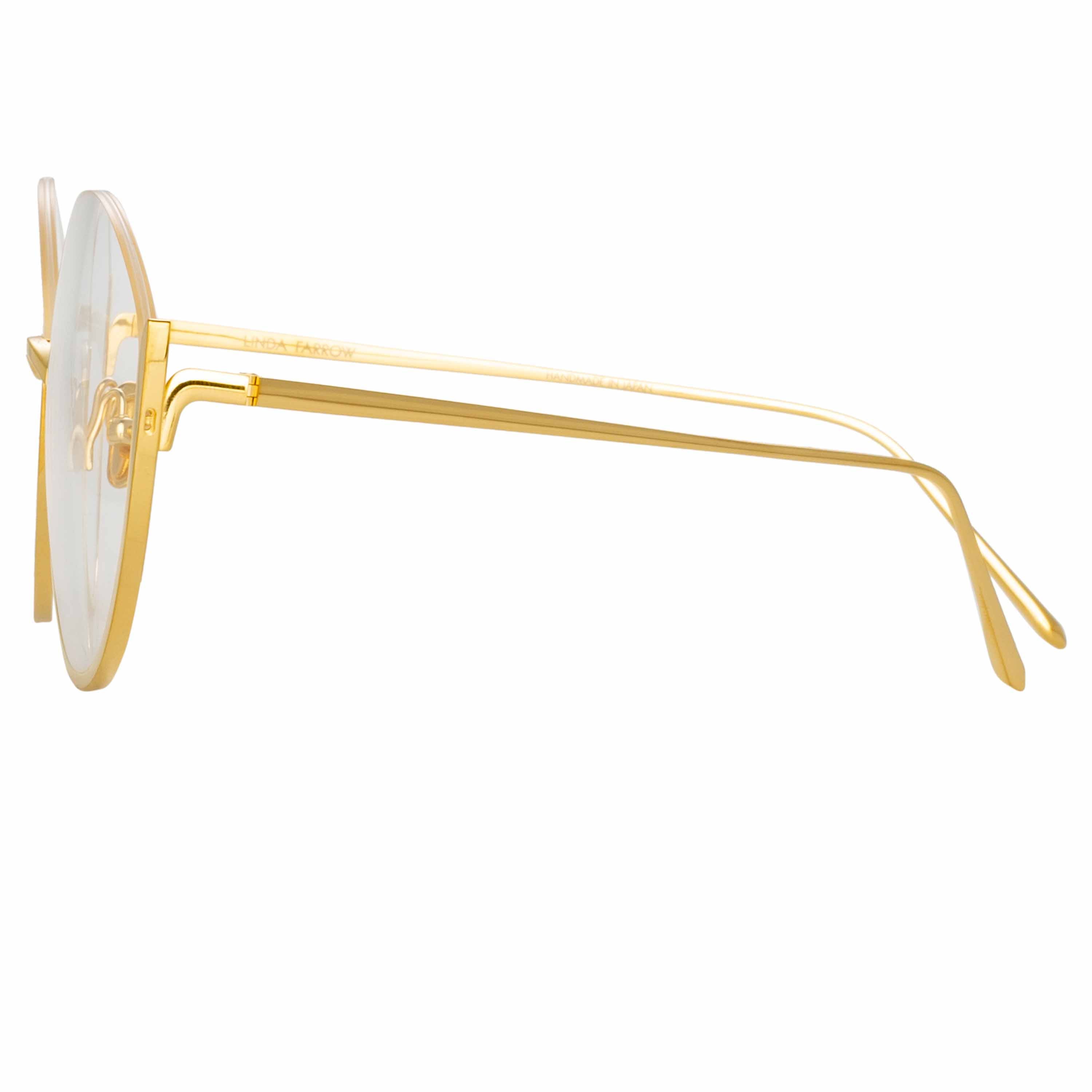 Rae Optical Frame in Yellow Gold