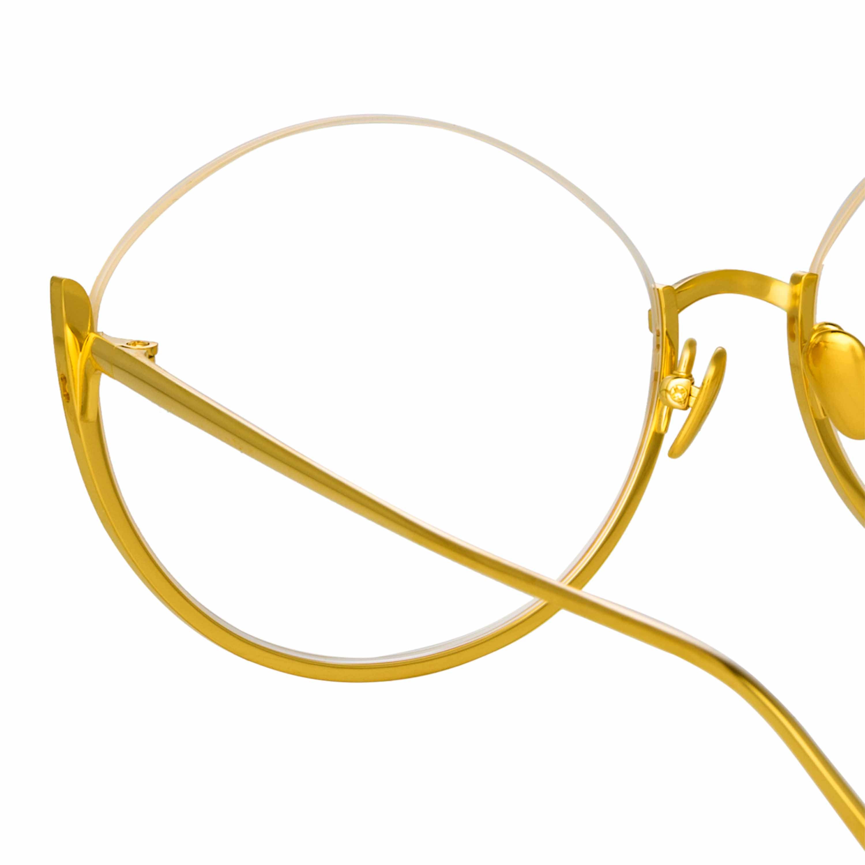 Rae Optical Frame in Yellow Gold