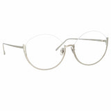 Rae Optical Frame in White Gold