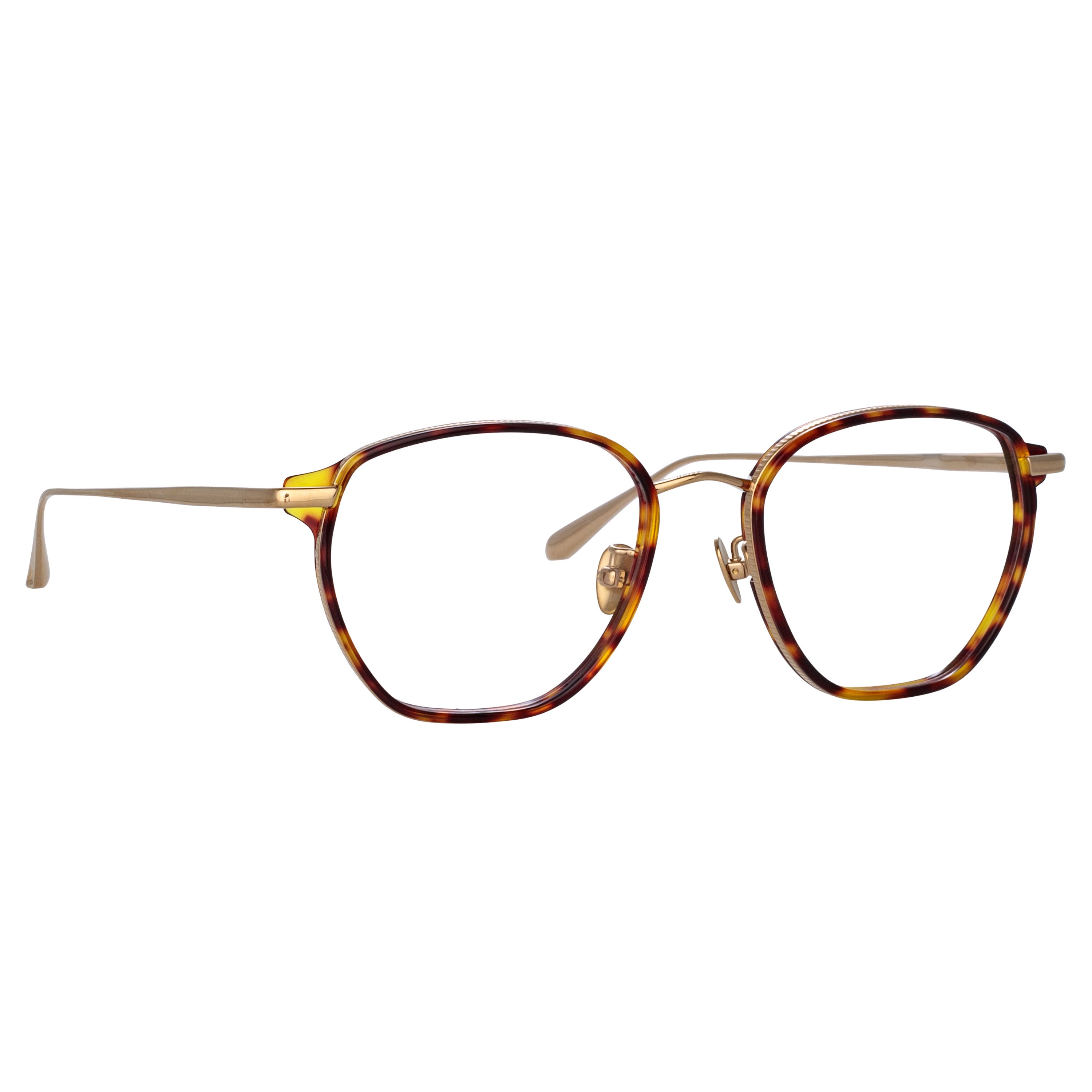 Danilo Optical Frame in Light Gold