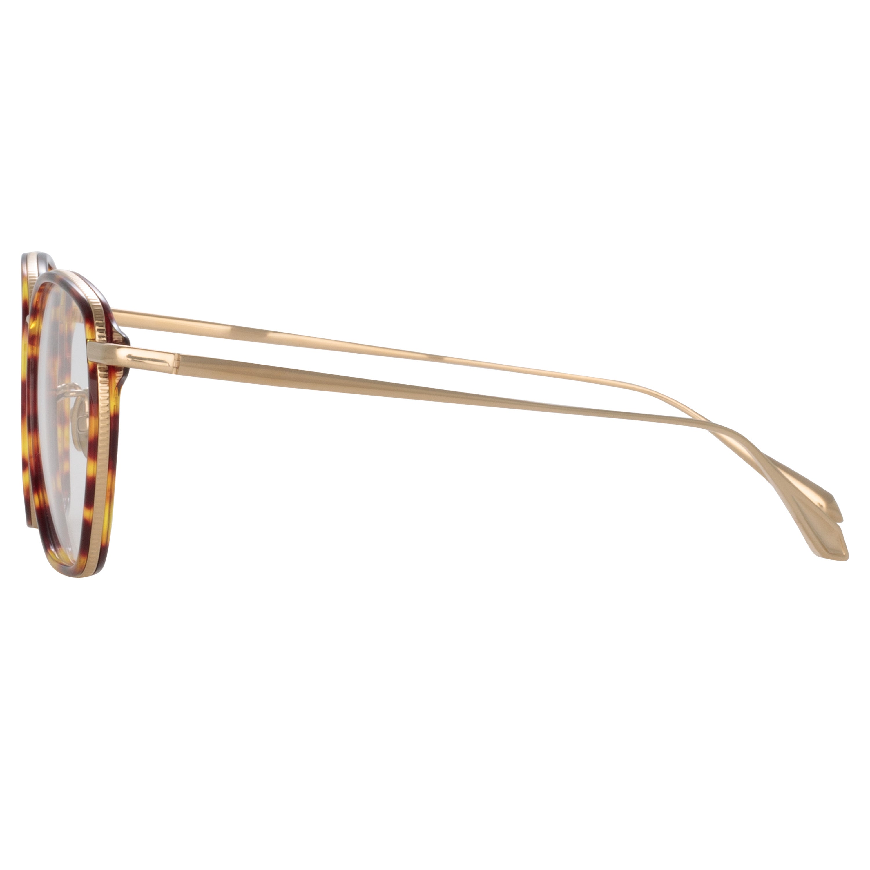 Danilo Optical Frame in Light Gold