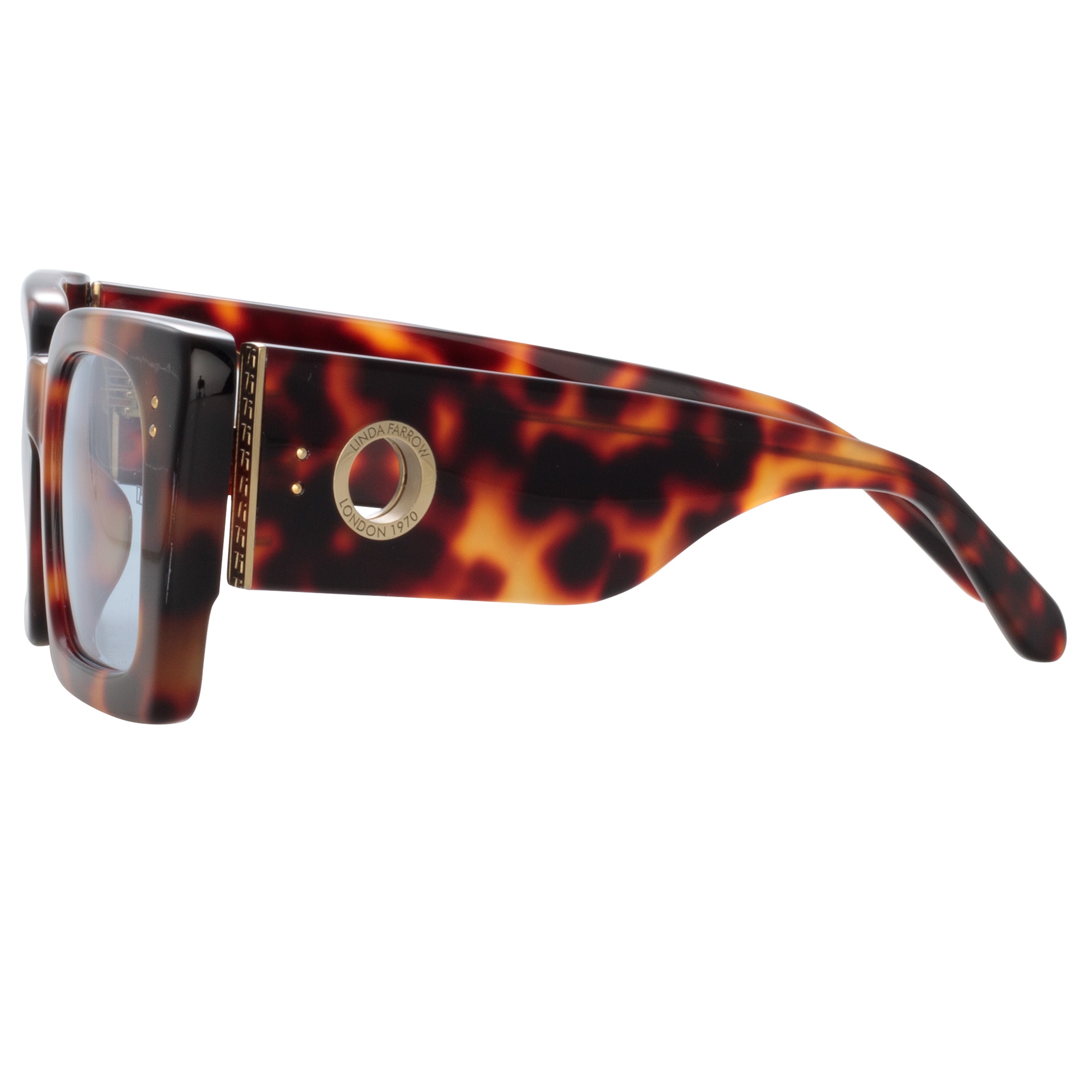 Nieve Sunglasses in Tortoiseshell and Blue