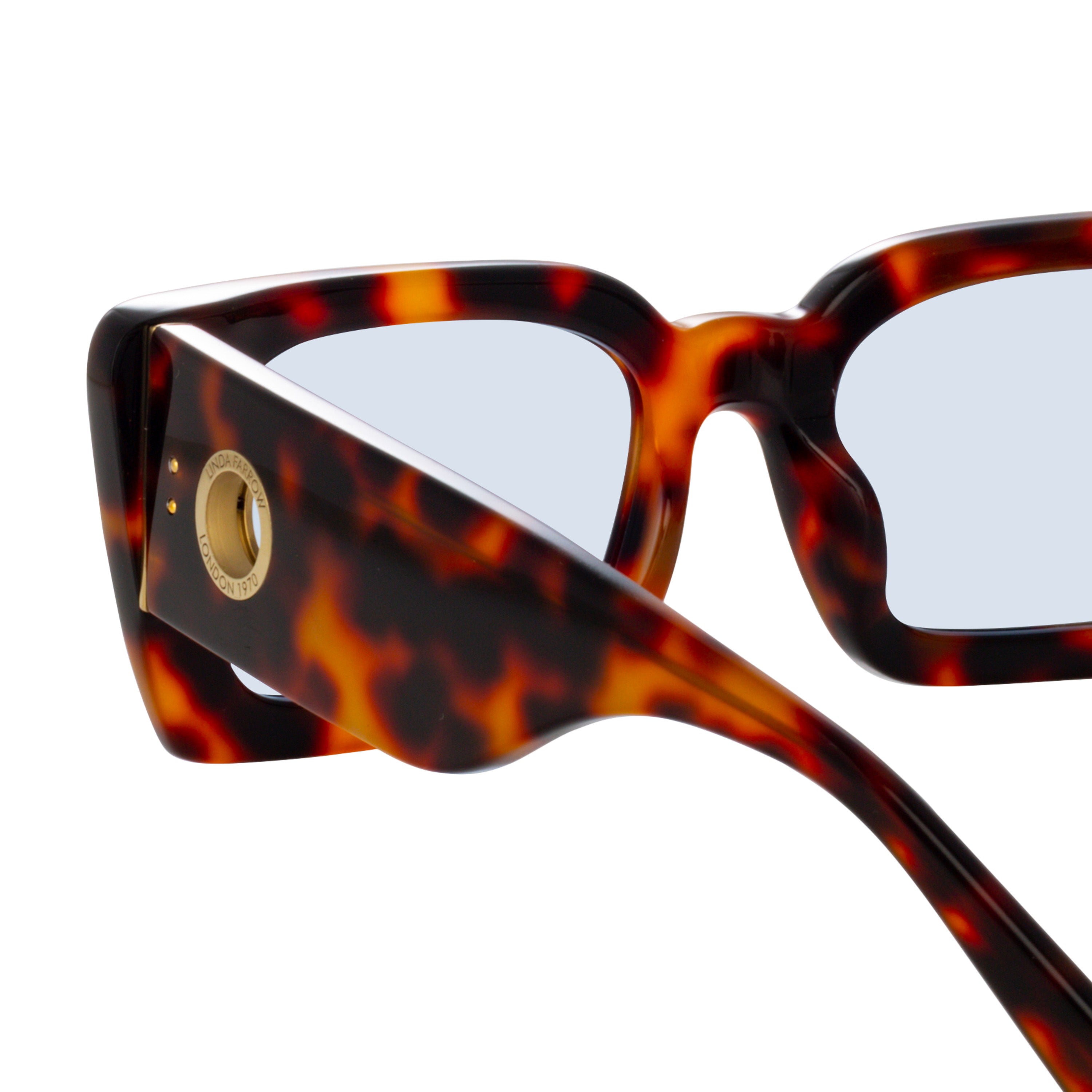 Nieve Sunglasses in Tortoiseshell and Blue