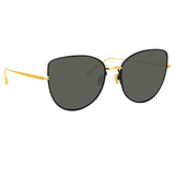 Eloise Sunglasses in Yellow Gold