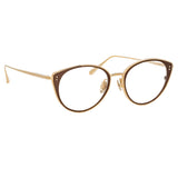 Alba Optical Frame in Light Gold