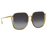 Camry Sunglasses in Yellow Gold