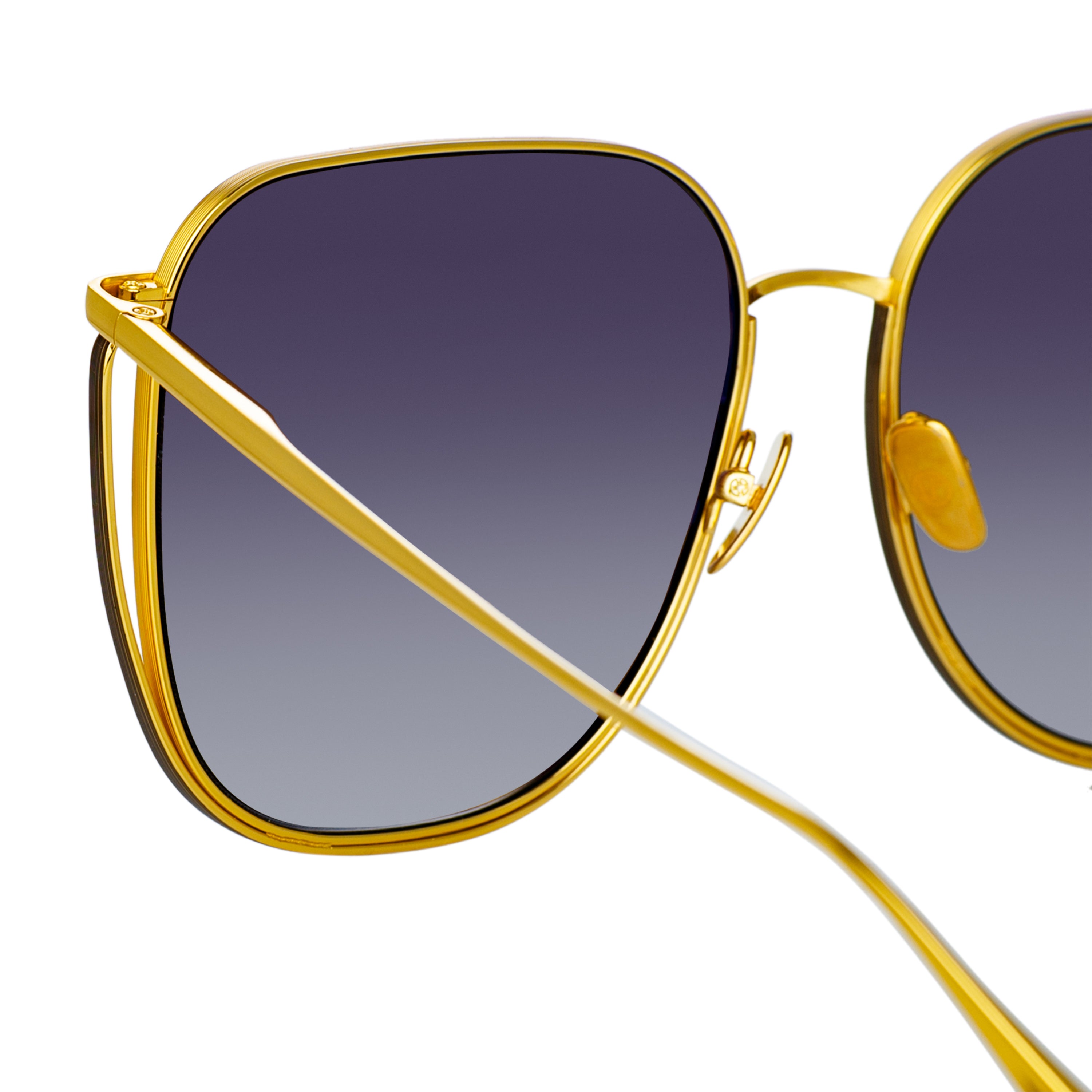 Camry Sunglasses in Yellow Gold