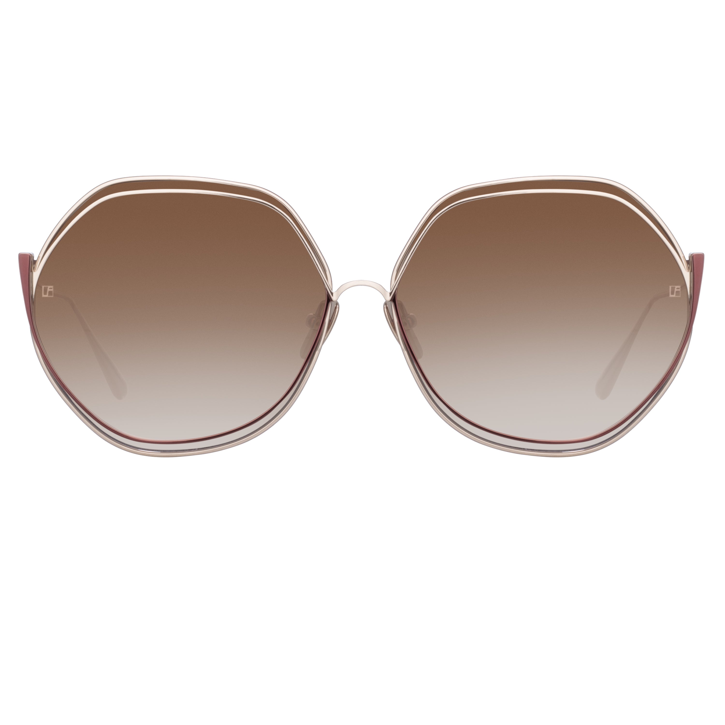 Aspen Sunglasses in Metallic Brown