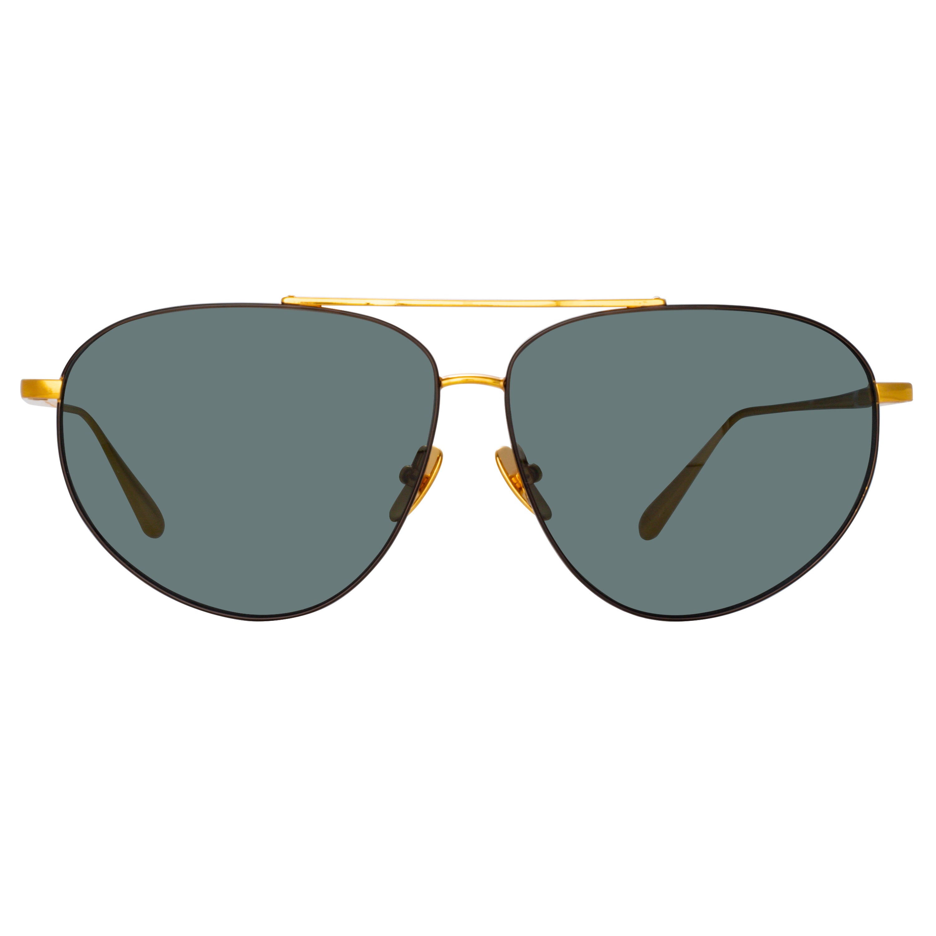 Gabriel Sunglasses in 22K Yellow Gold