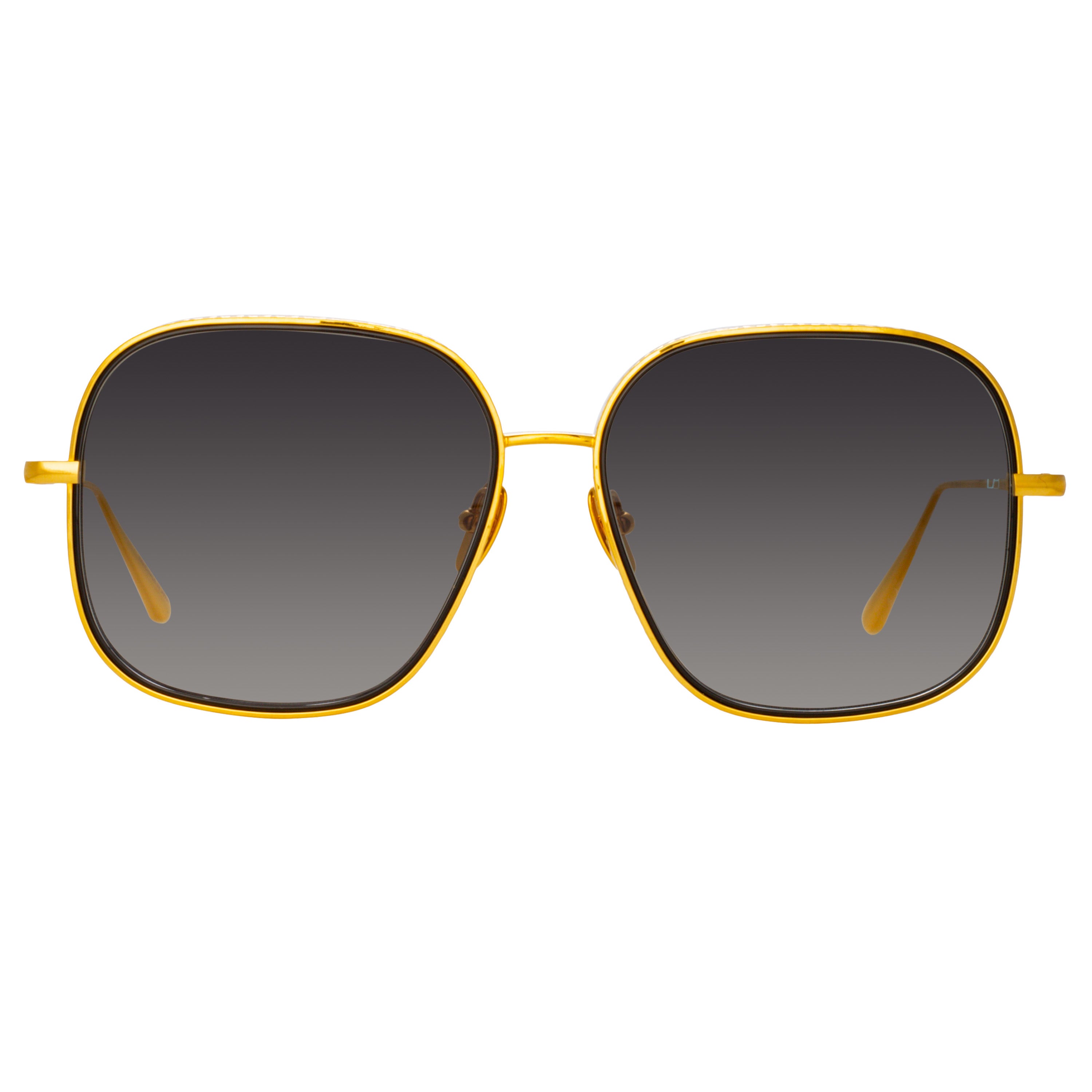 Juliana Sunglasses in Yellow Gold