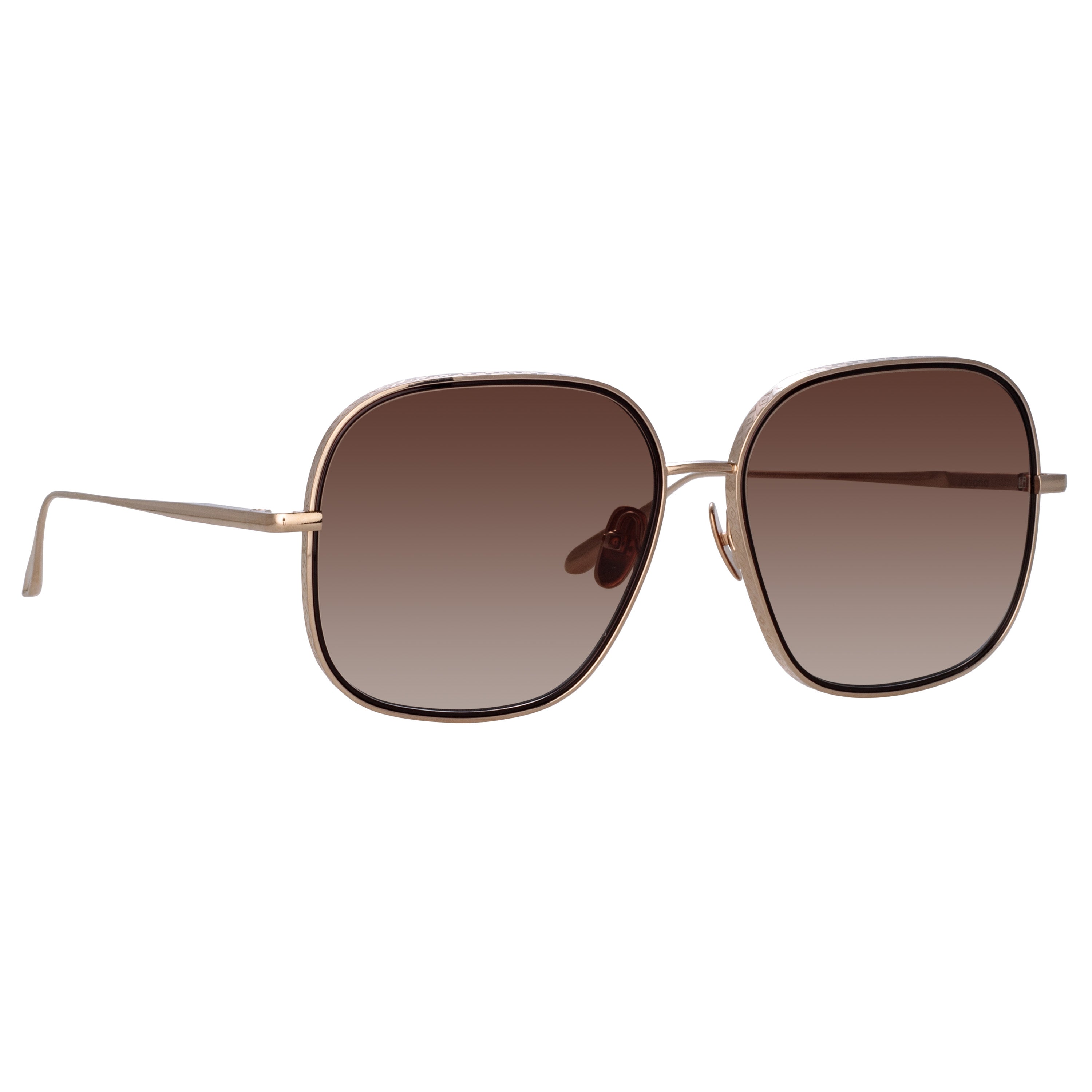 Juliana Sunglasses in Light Gold