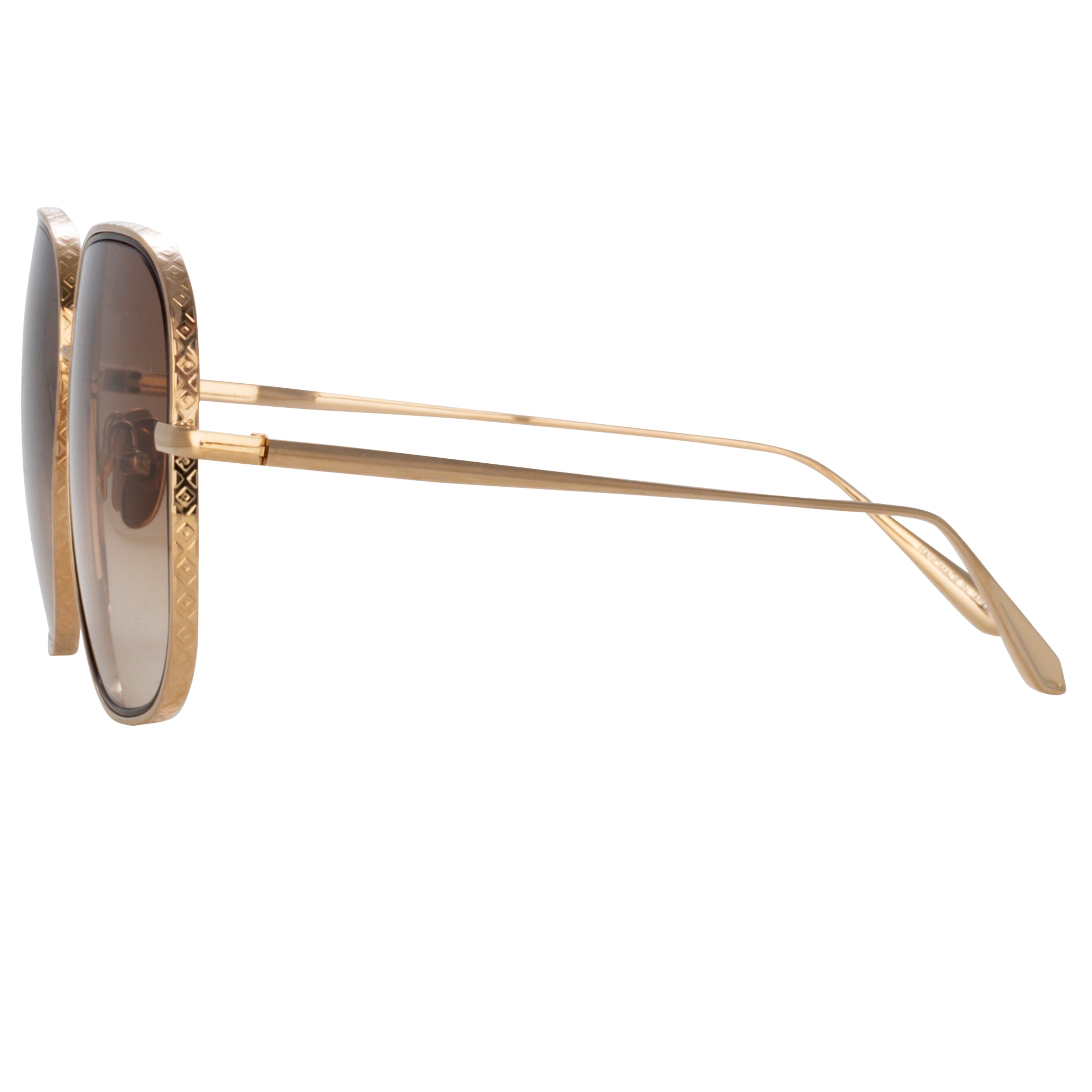 Juliana Sunglasses in Light Gold