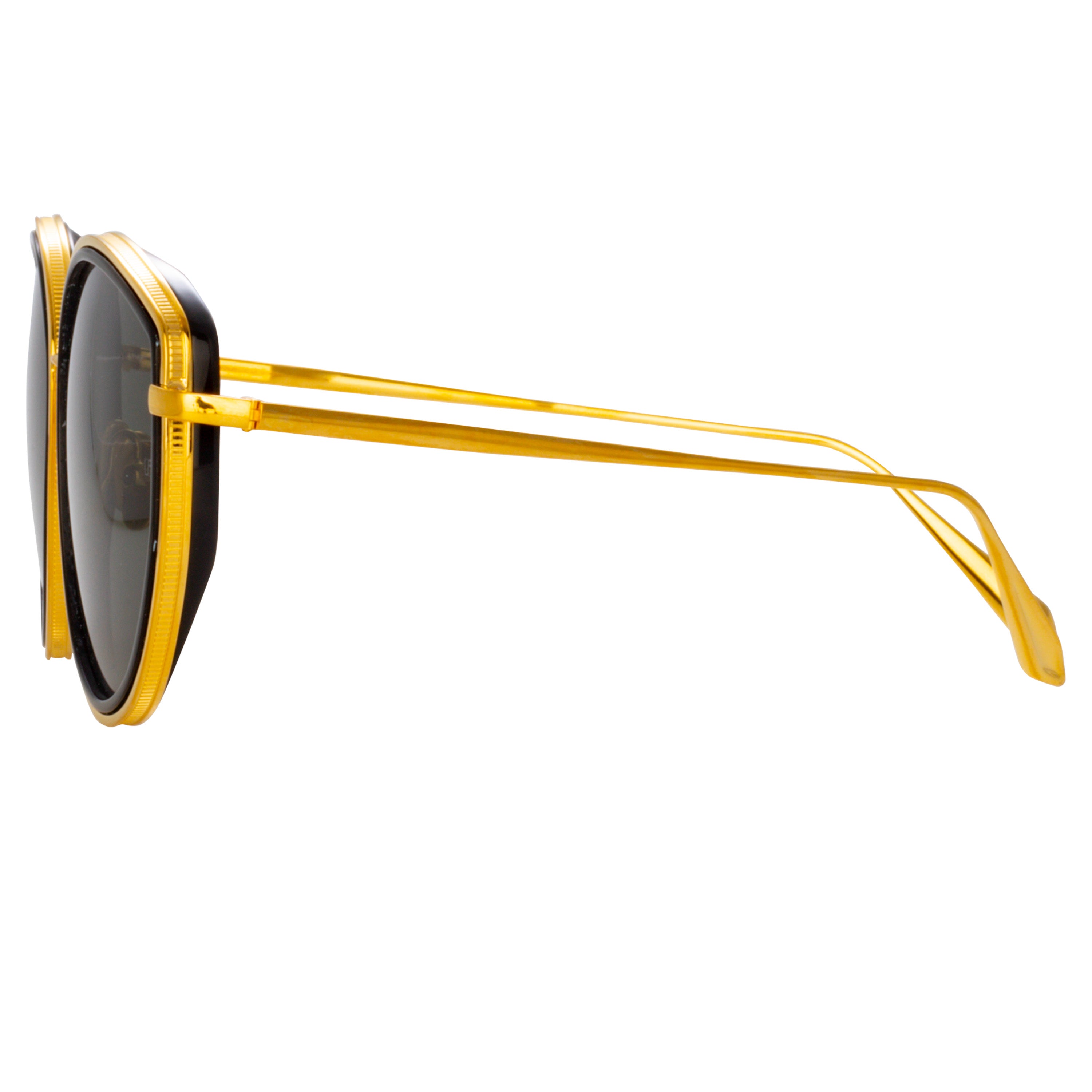 Samara Sunglasses in Yellow Gold