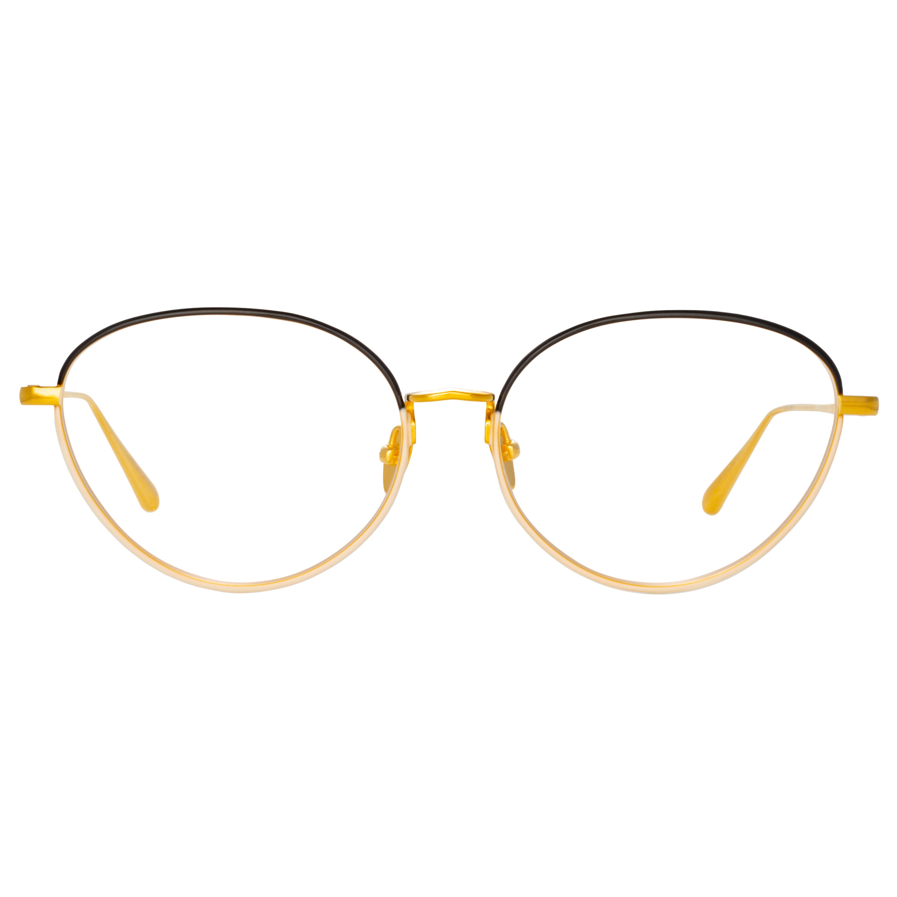 Regina Optical Frame in Yellow Gold