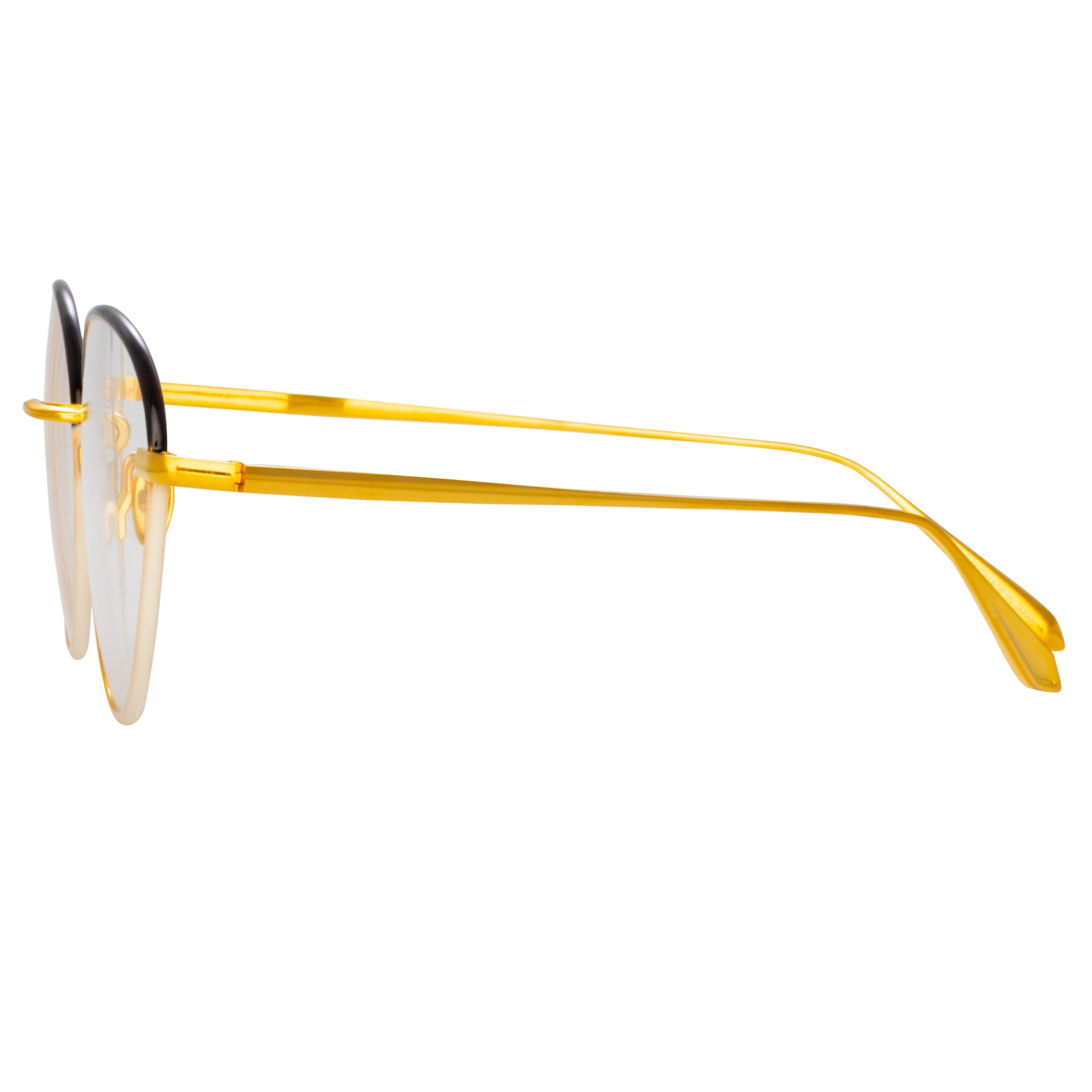 Regina Optical Frame in Yellow Gold