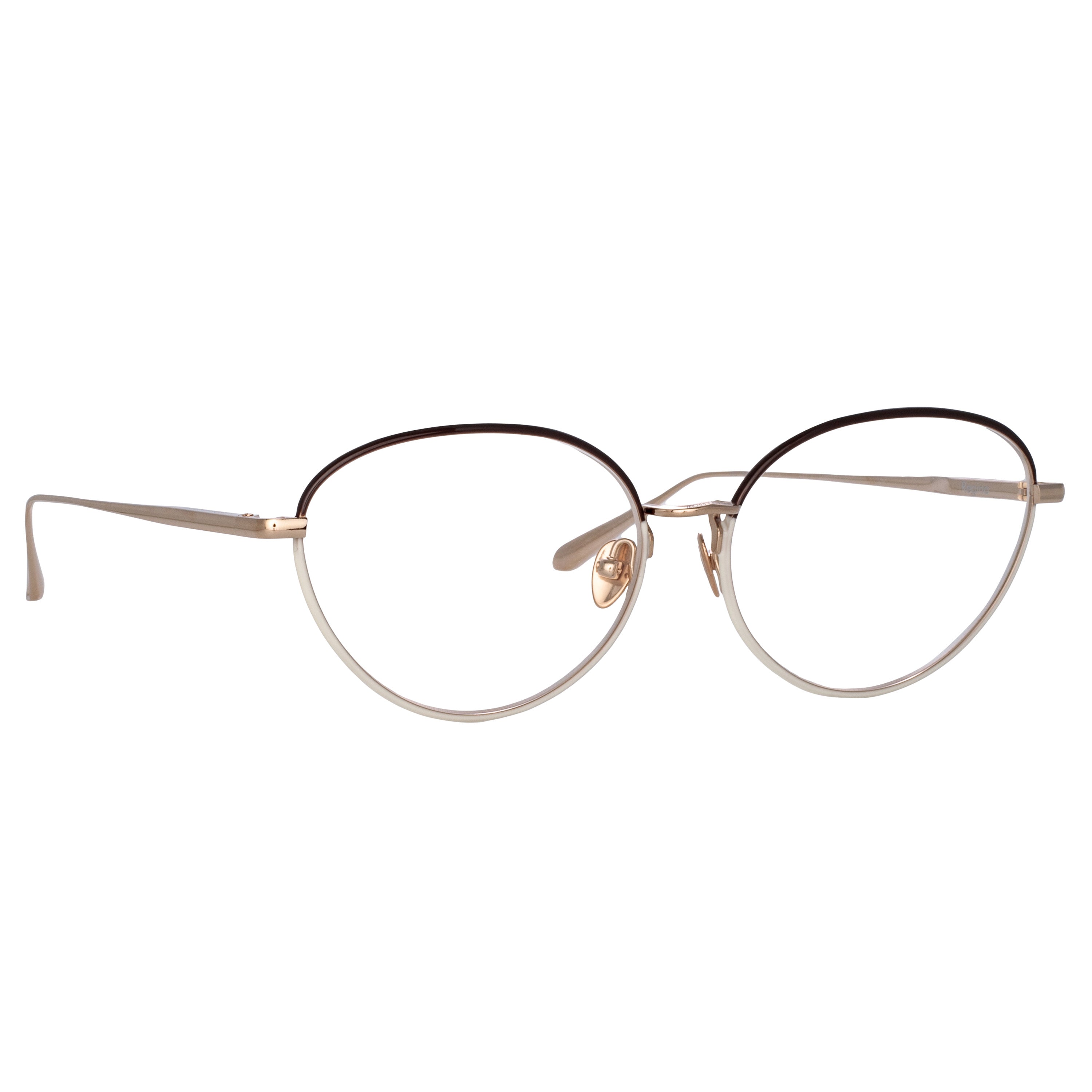 Regina Optical Frame in Light Gold