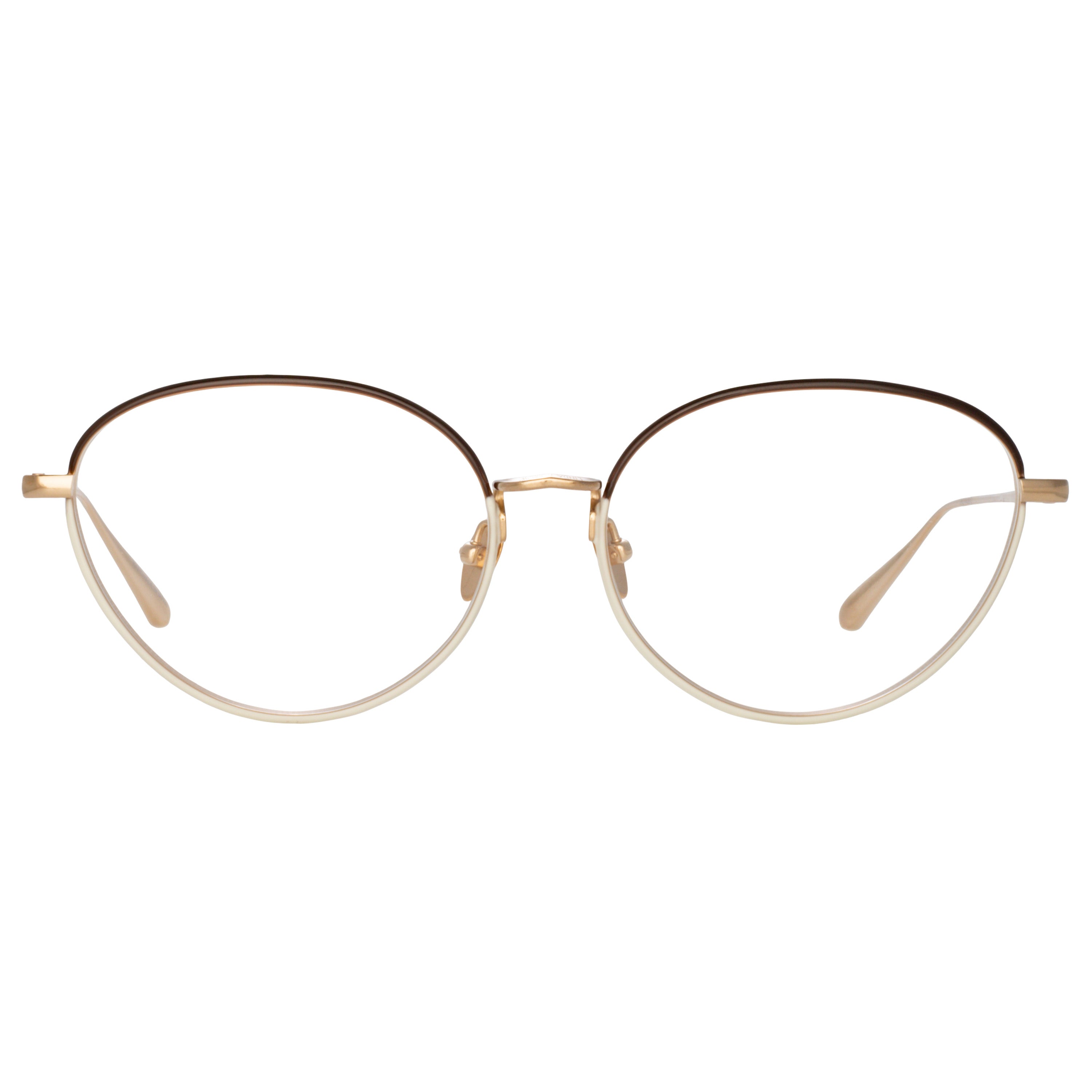 Regina Optical Frame in Light Gold