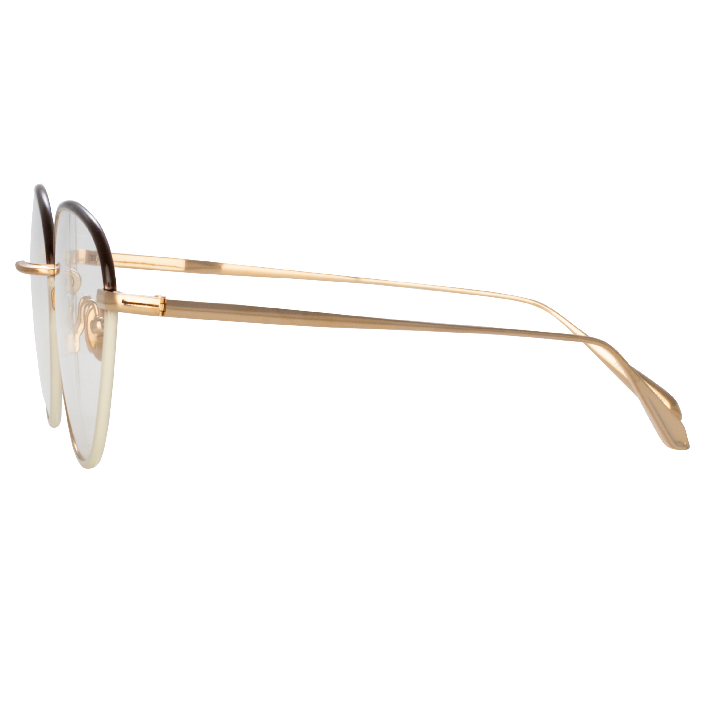 Regina Optical Frame in Light Gold